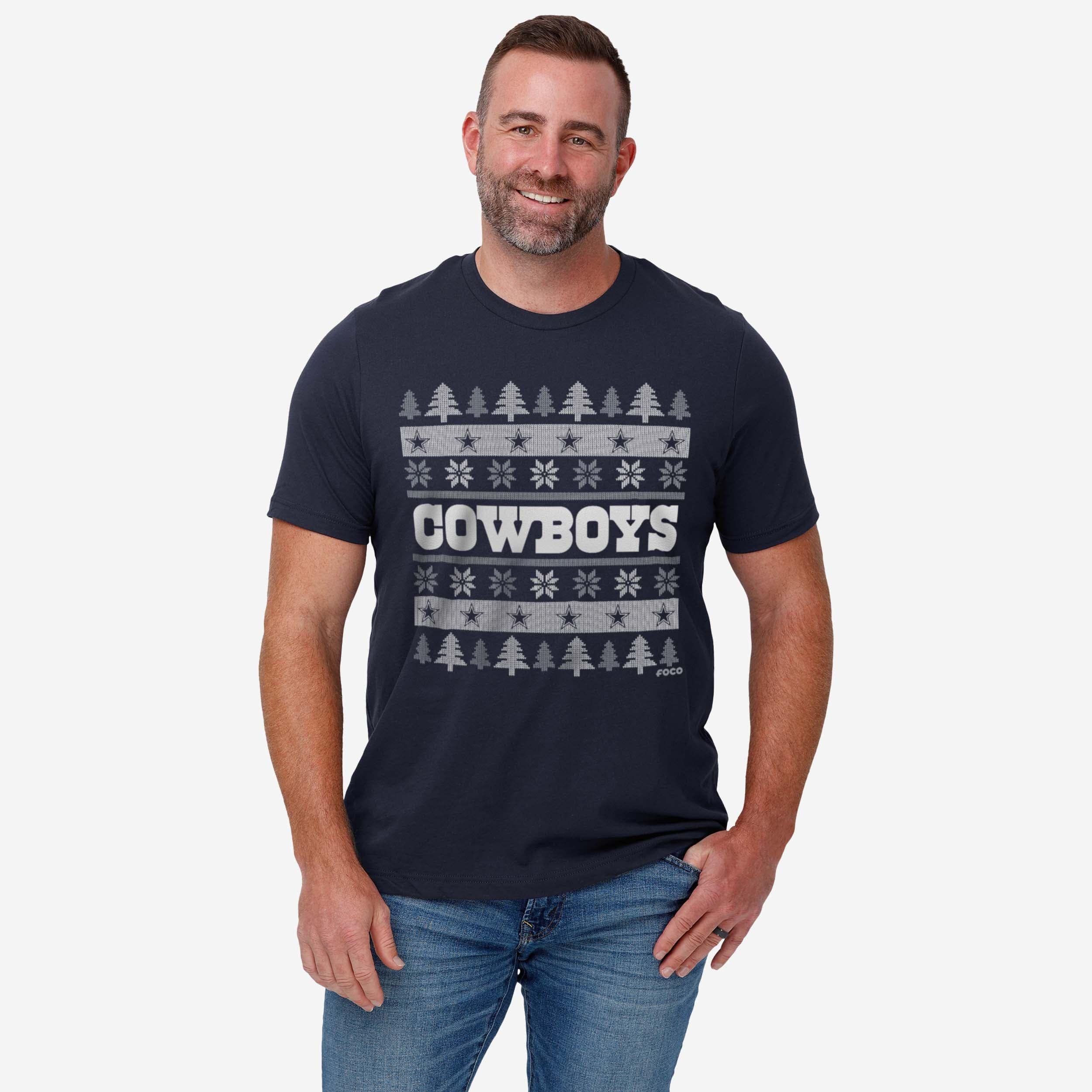Dallas Cowboys Holiday Sweater T-Shirt - Image 2