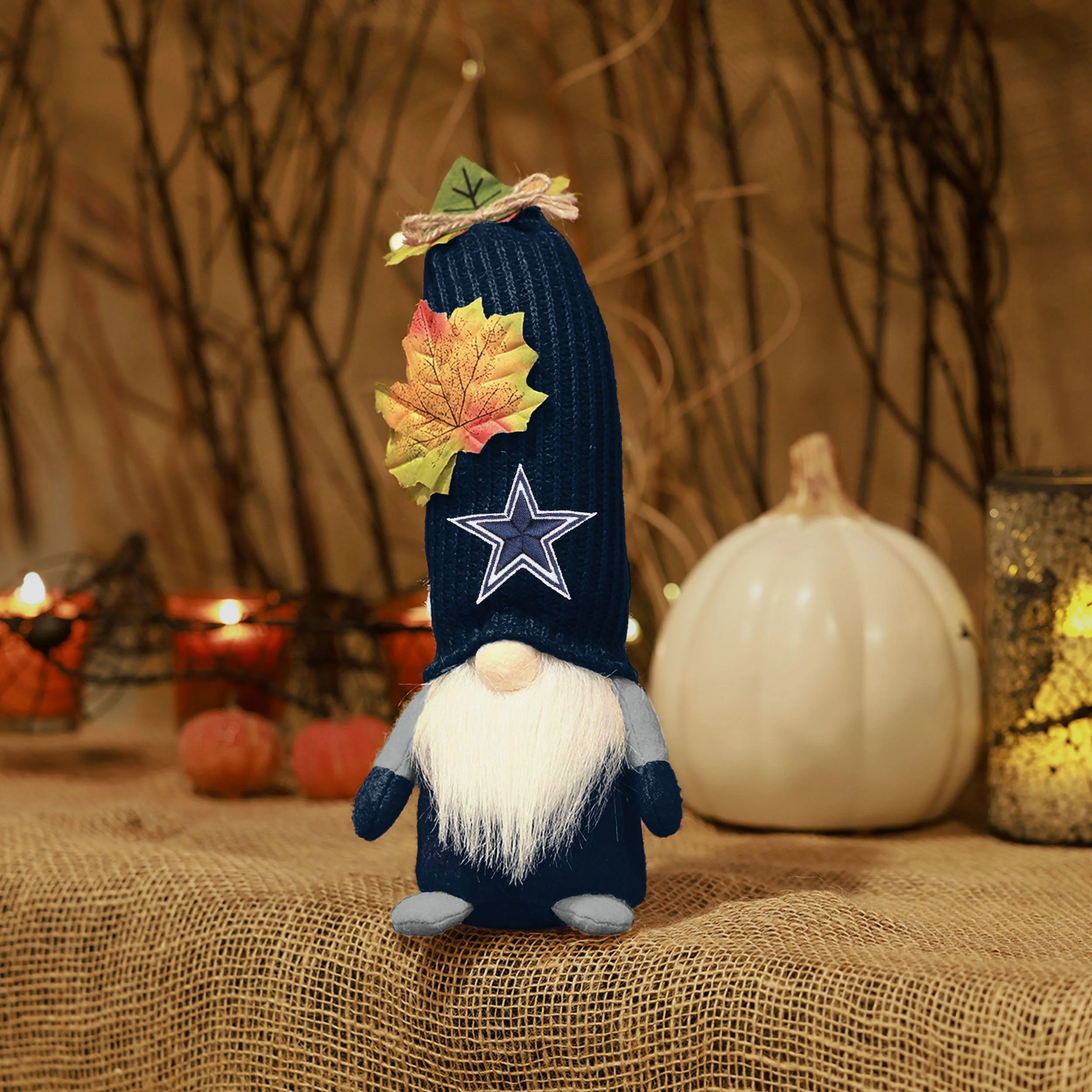 Dallas Cowboys Mixed Material Harvest Plush Gnome - Image 5