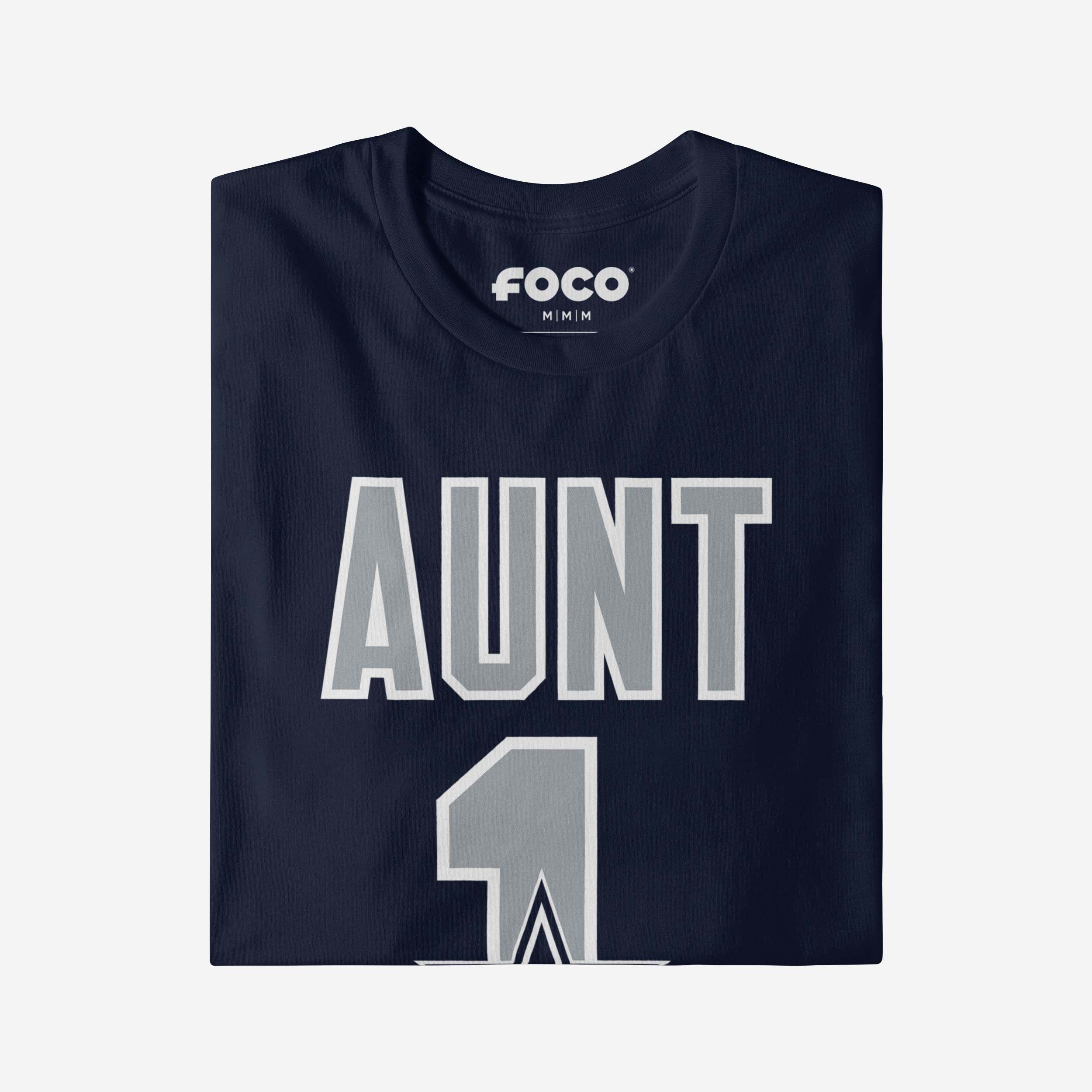 Dallas Cowboys Number 1 Aunt T-Shirt - Image 4