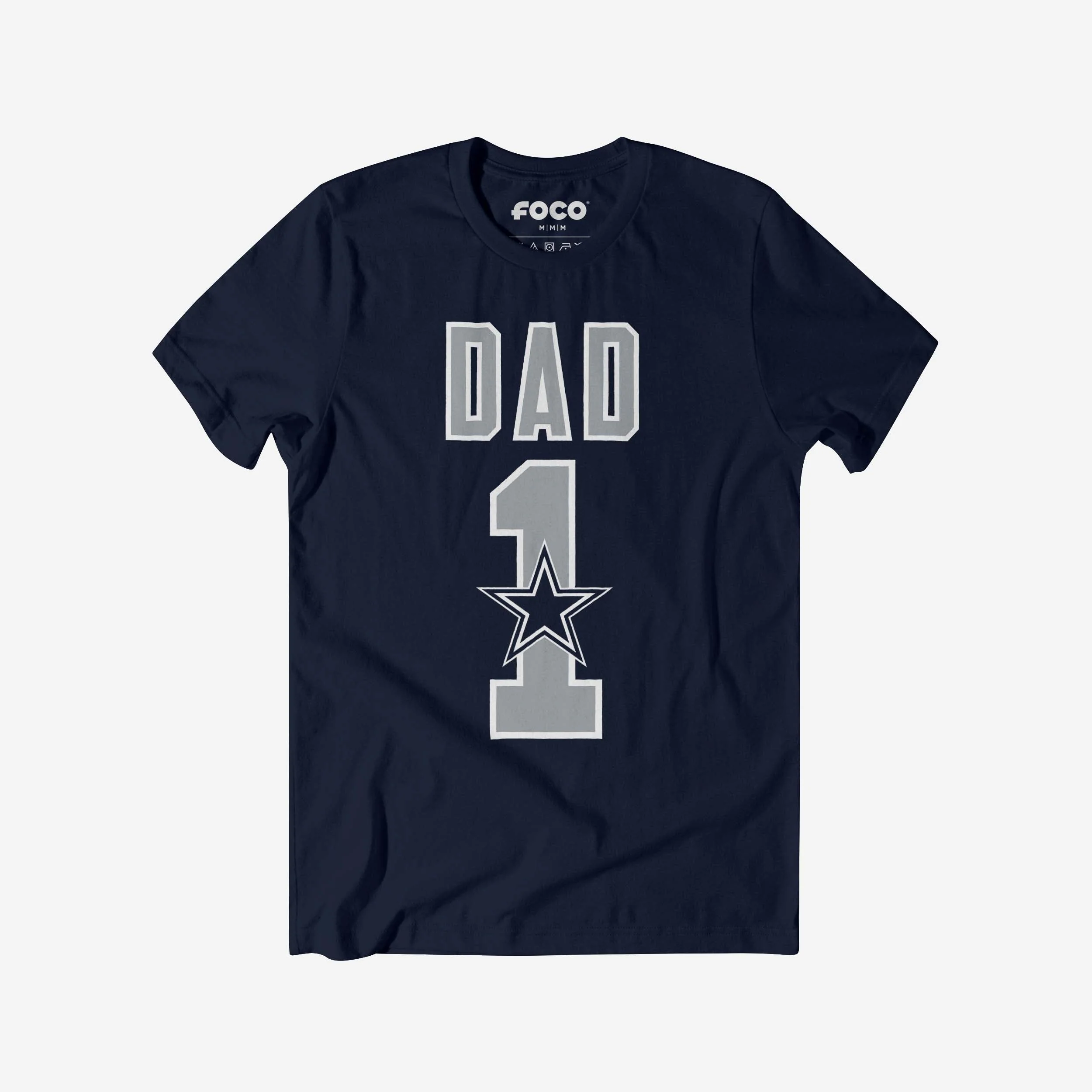 Dallas Cowboys Number 1 Dad T-Shirt