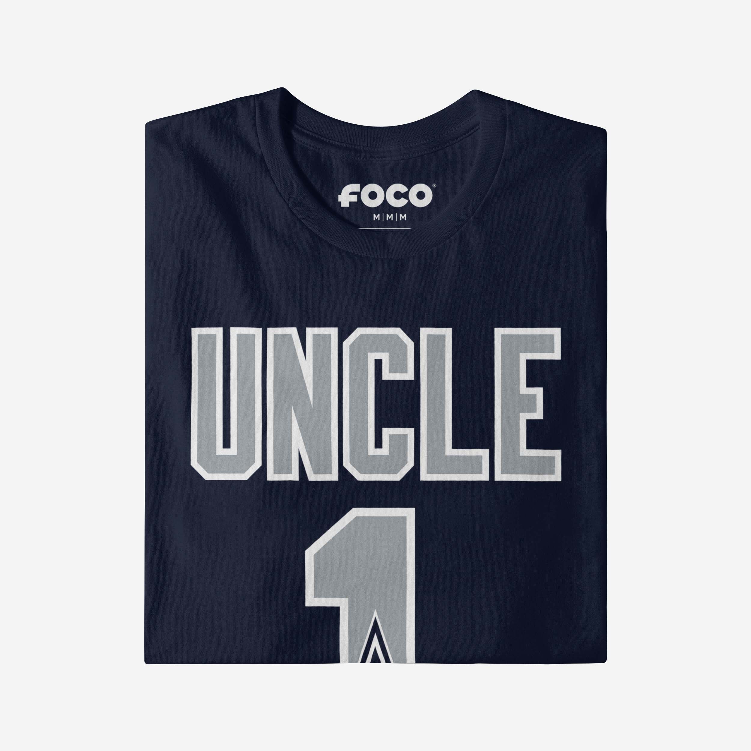 Dallas Cowboys Number 1 Uncle T-Shirt - Image 4