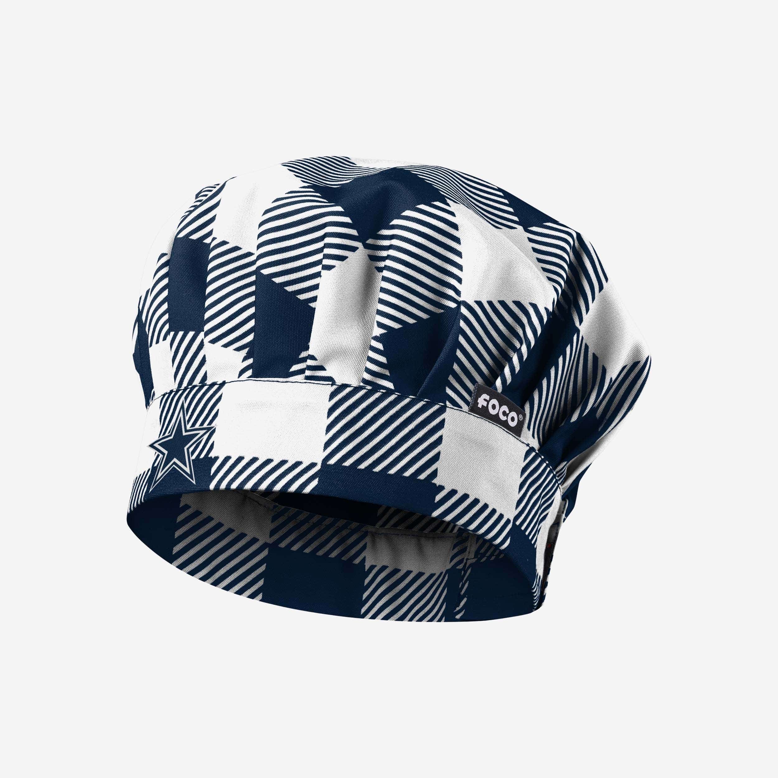 Dallas Cowboys Plaid Chef Hat