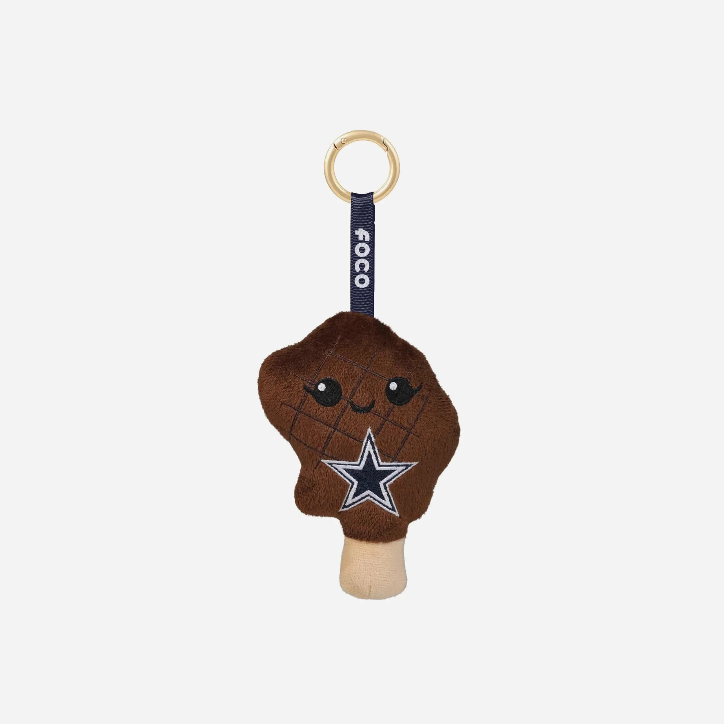 Dallas Cowboys Plush Food Bag Charm Keychain