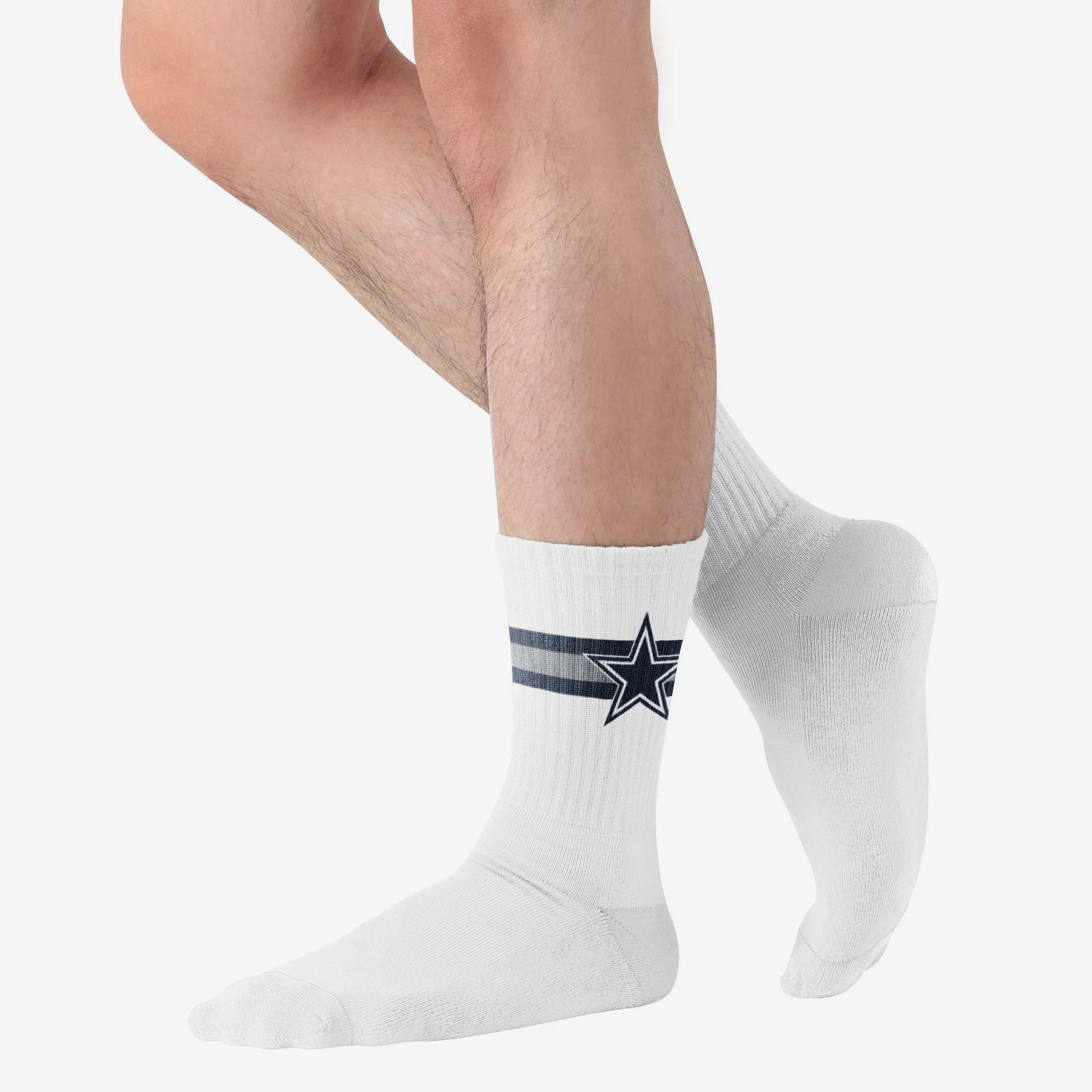 Dallas Cowboys Primary Logo White Socks - Image 2