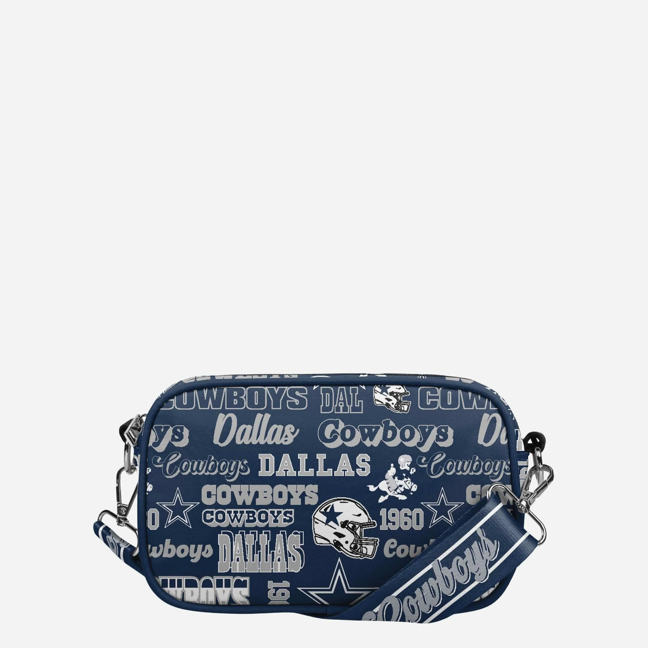 Dallas Cowboys Repeat Retro Print Nylon Crossbody Bag