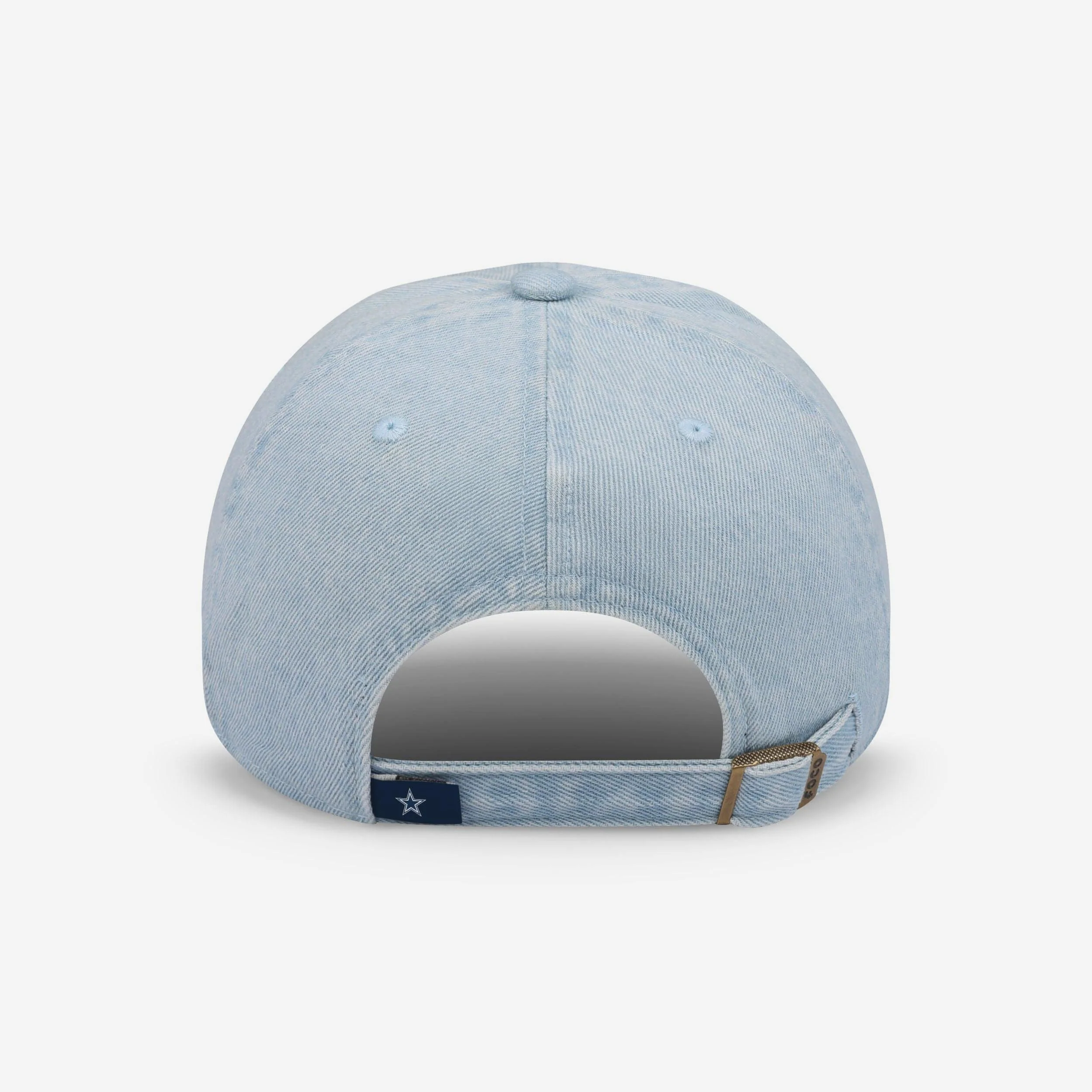 Dallas Cowboys Rhinestone Logo Denim Casual Cap - Image 4