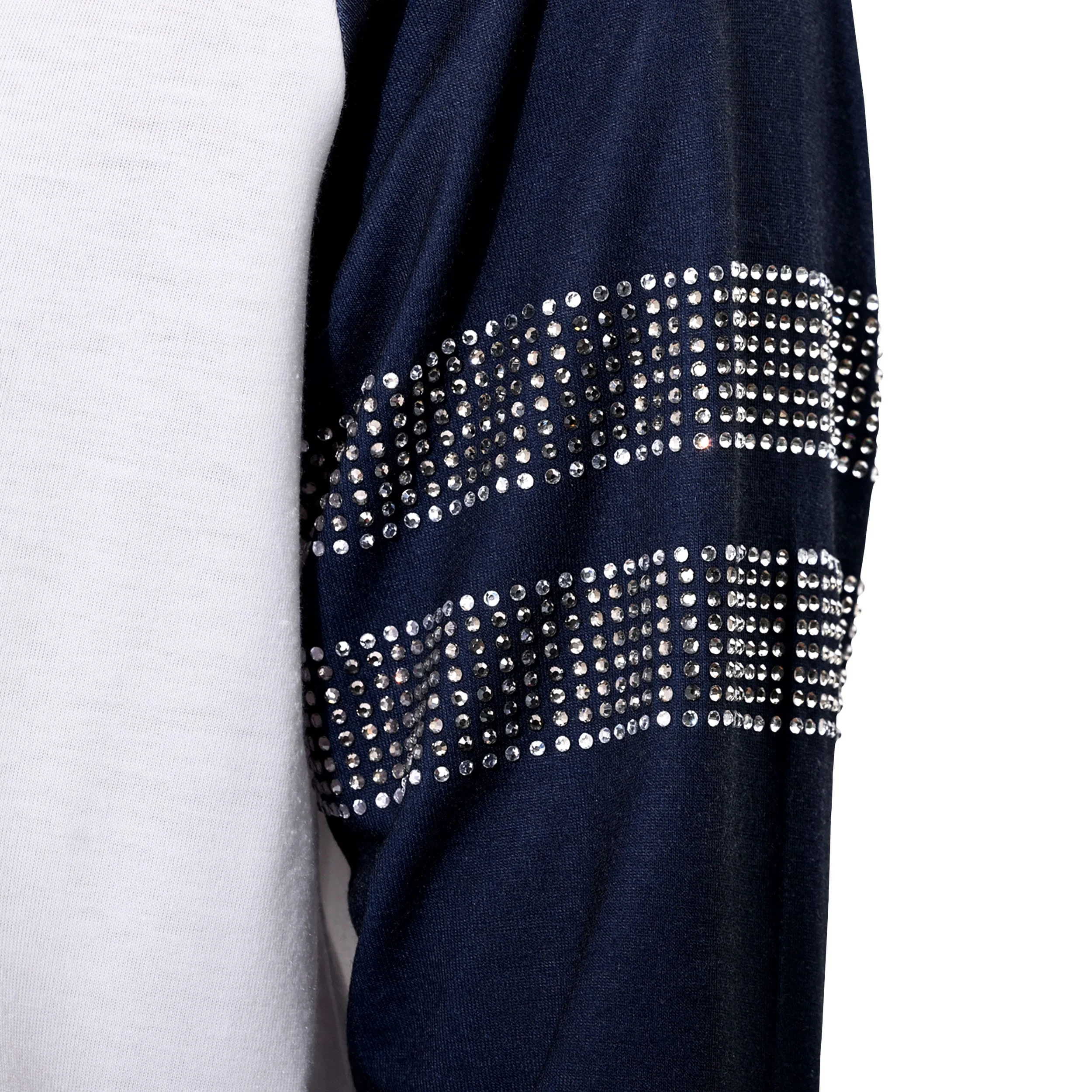 Dallas Cowboys Rhinestone Long Sleeve Henley - Image 3