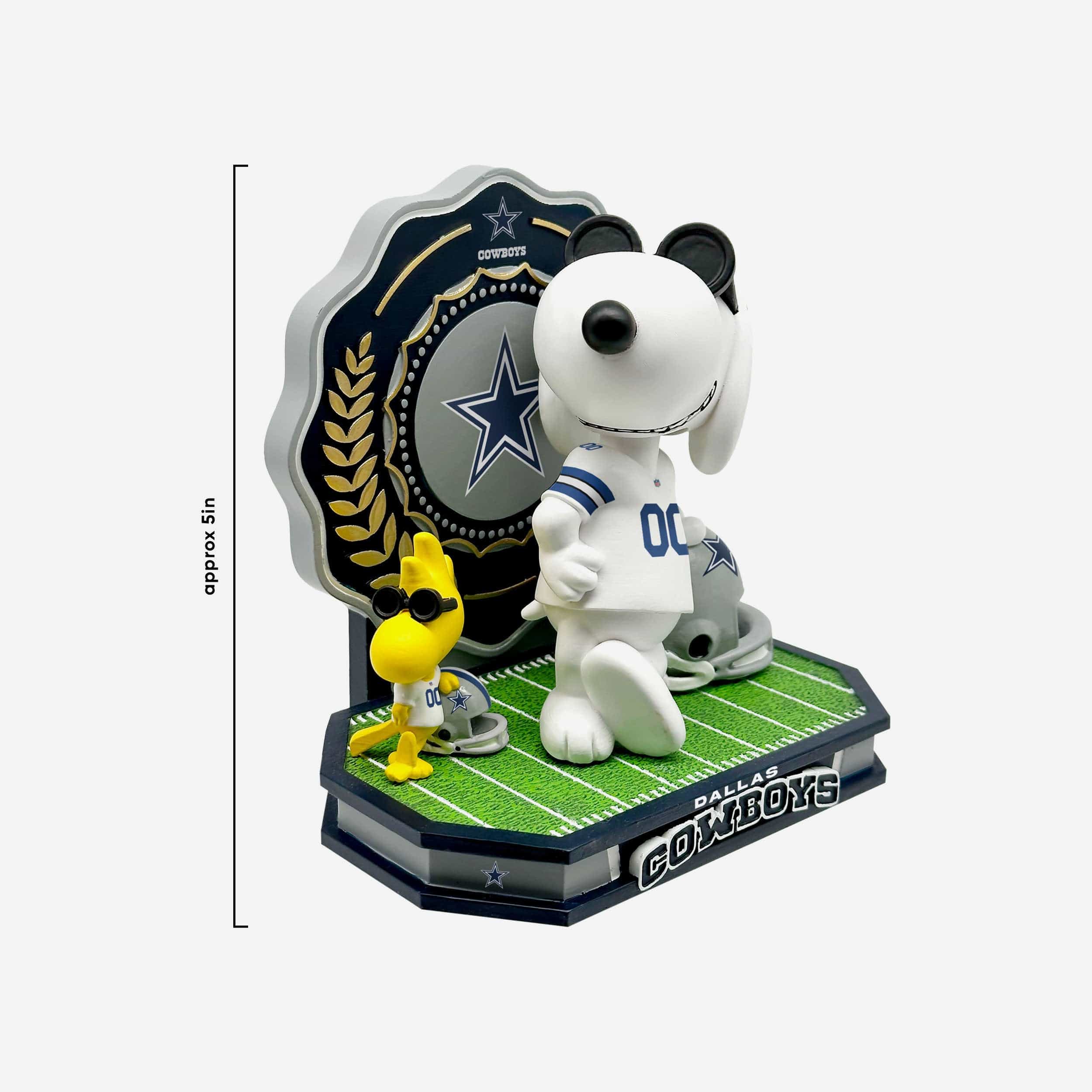 Dallas Cowboys Snoopy & Woodstock Joe Cool Peanuts Dual Bobblehead - Image 4
