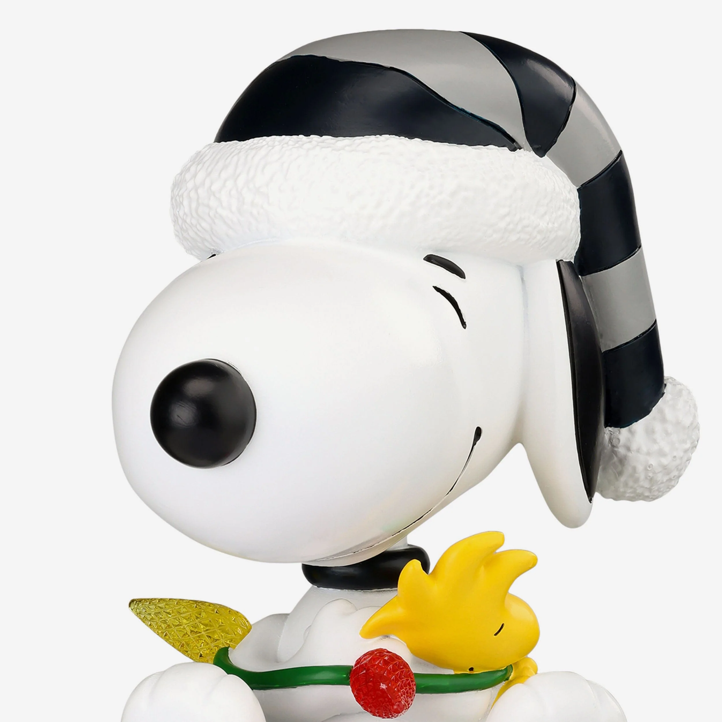 Dallas Cowboys Snoopy & Woodstock Peanuts Christmas Light Up Bobblehead - Image 3