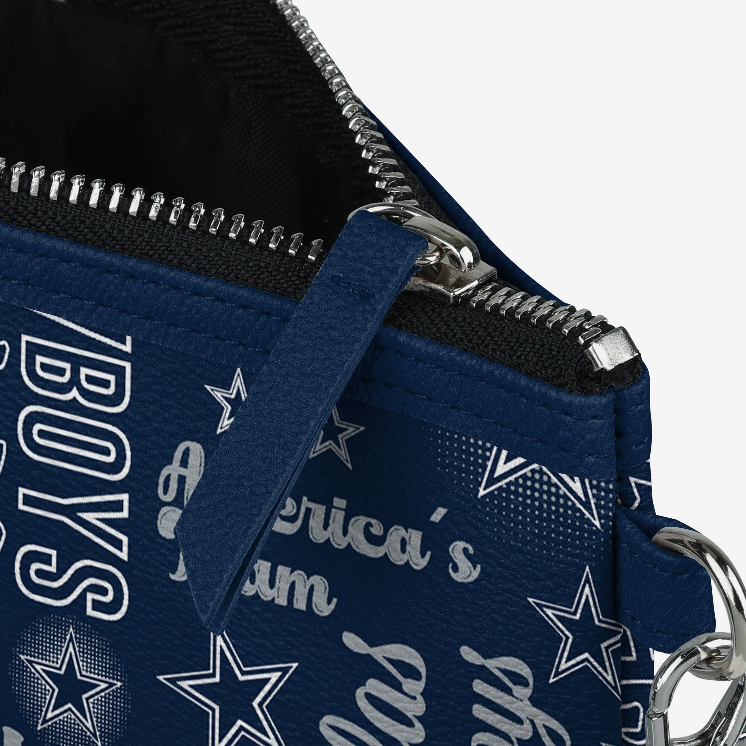 Dallas Cowboys Spirited Style Printed Collection Repeat Logo Wristlet - Image 4