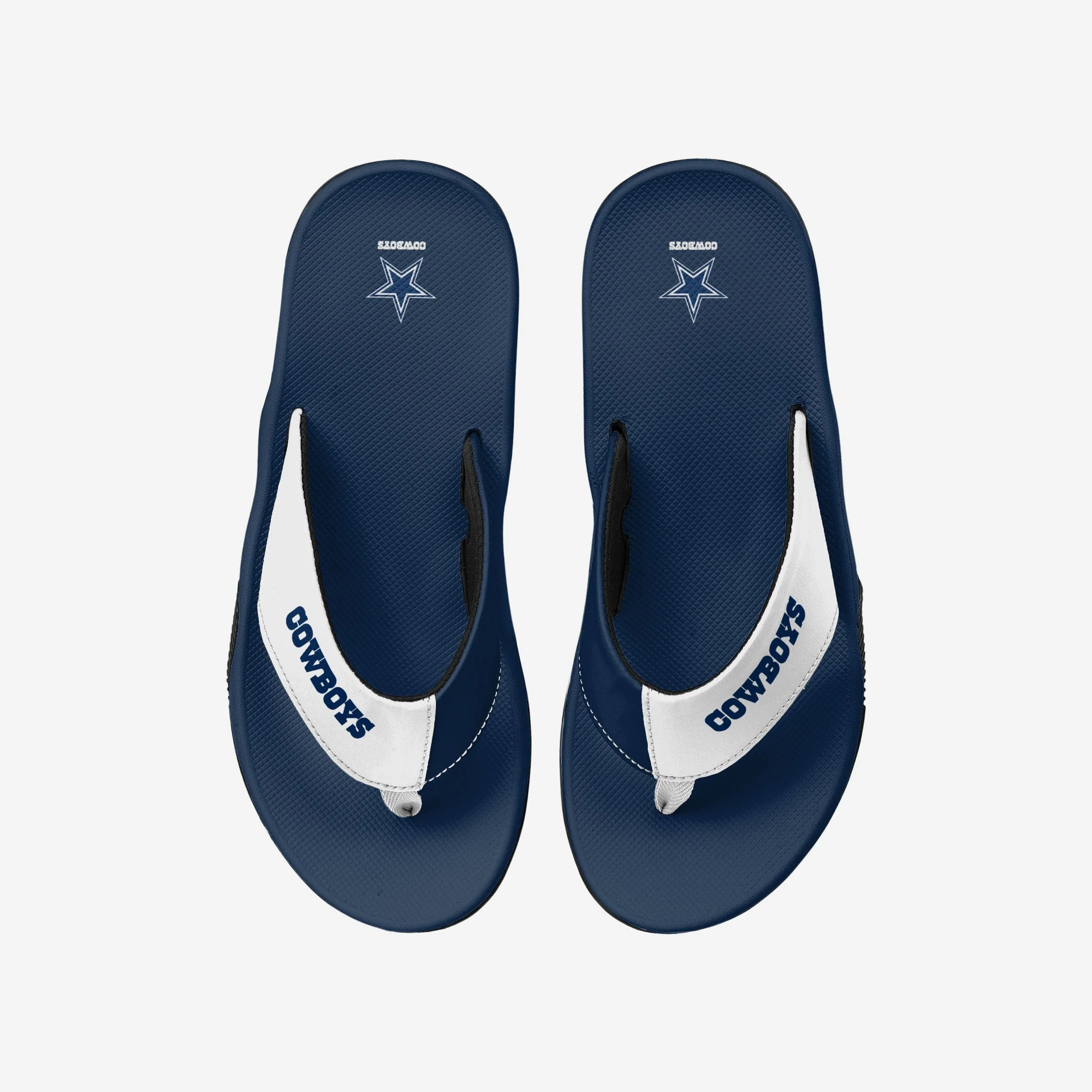 Dallas Cowboys Team Color Contour Flip Flop