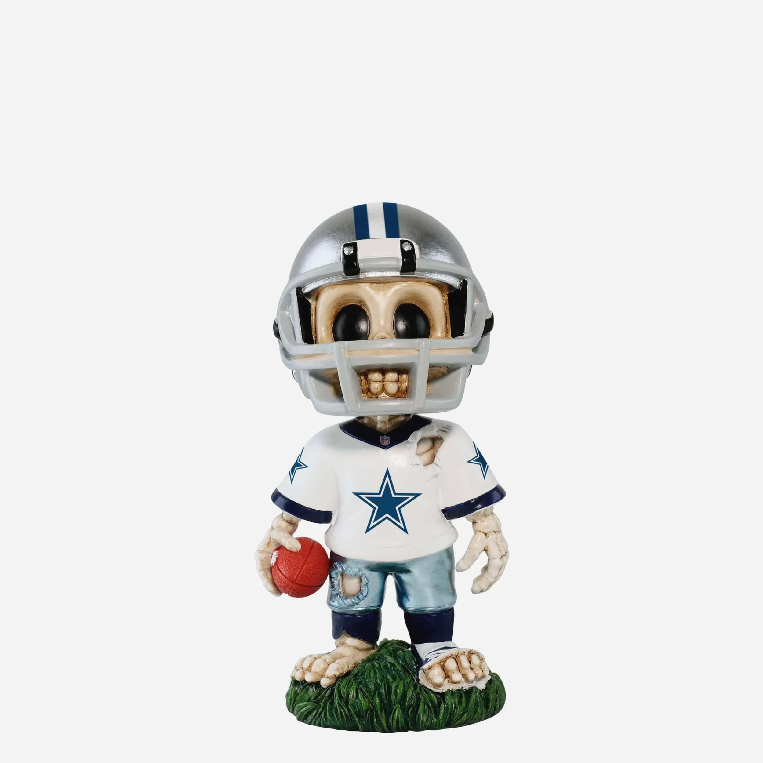 Dallas Cowboys Team Skull Mini Bobblehead