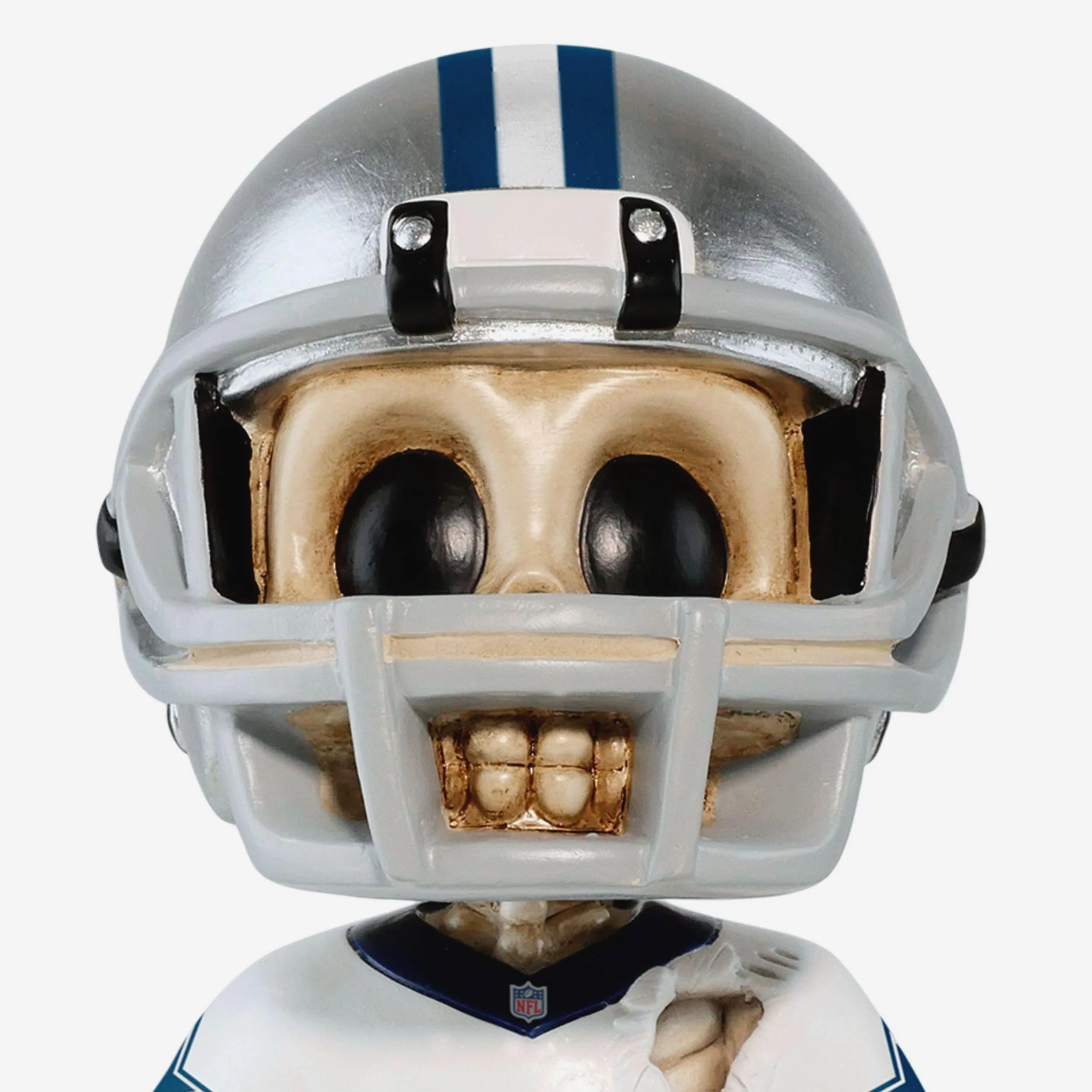 Dallas Cowboys Team Skull Mini Bobblehead - Image 2