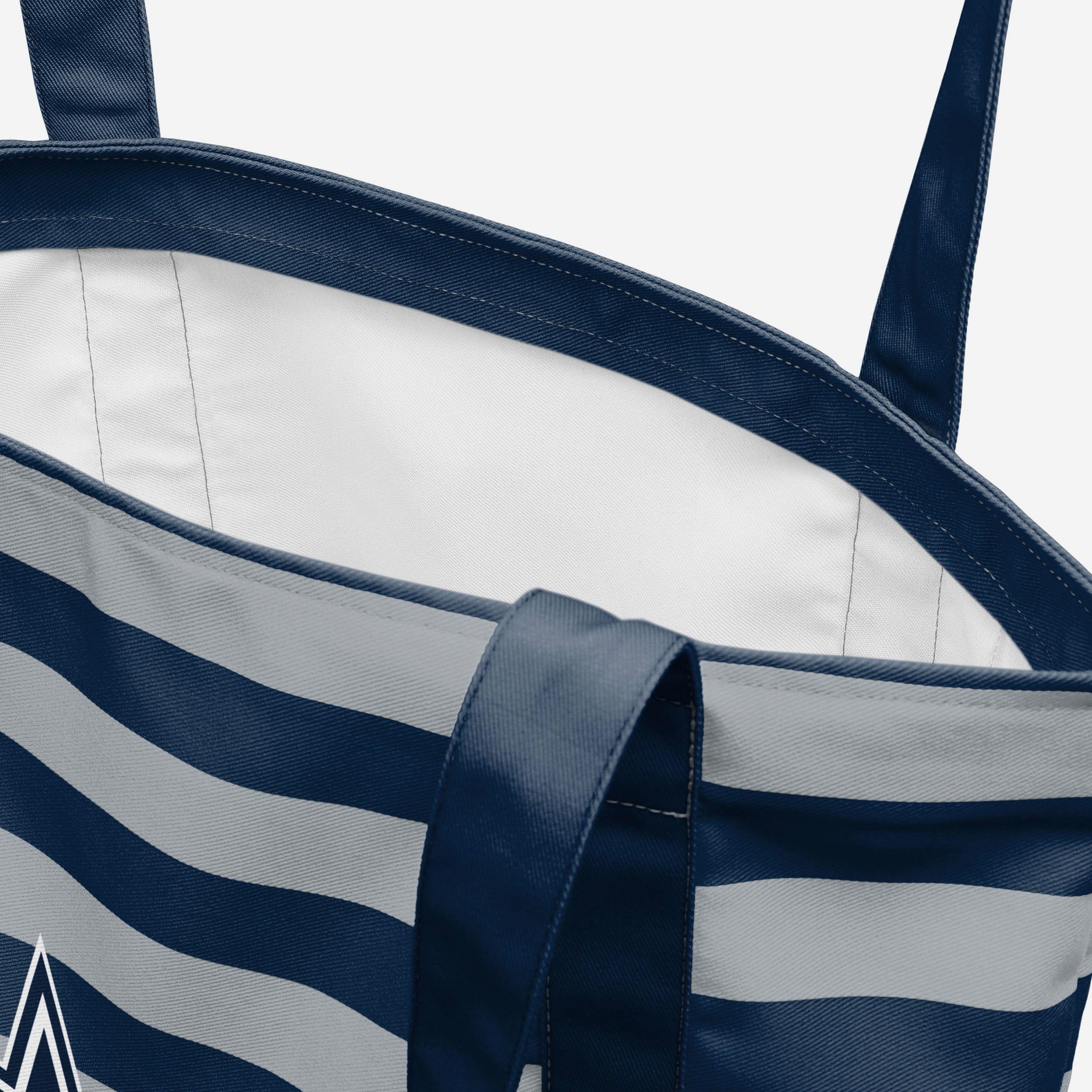 Dallas Cowboys Team Stripe Canvas Tote Bag - Image 4