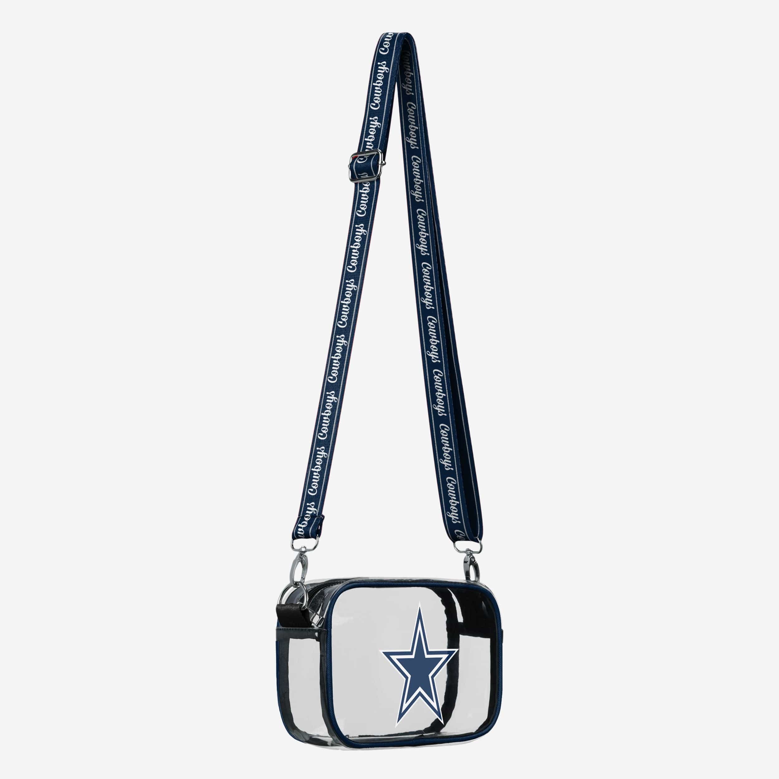 Dallas Cowboys Team Stripe Clear Crossbody Bag - Image 2
