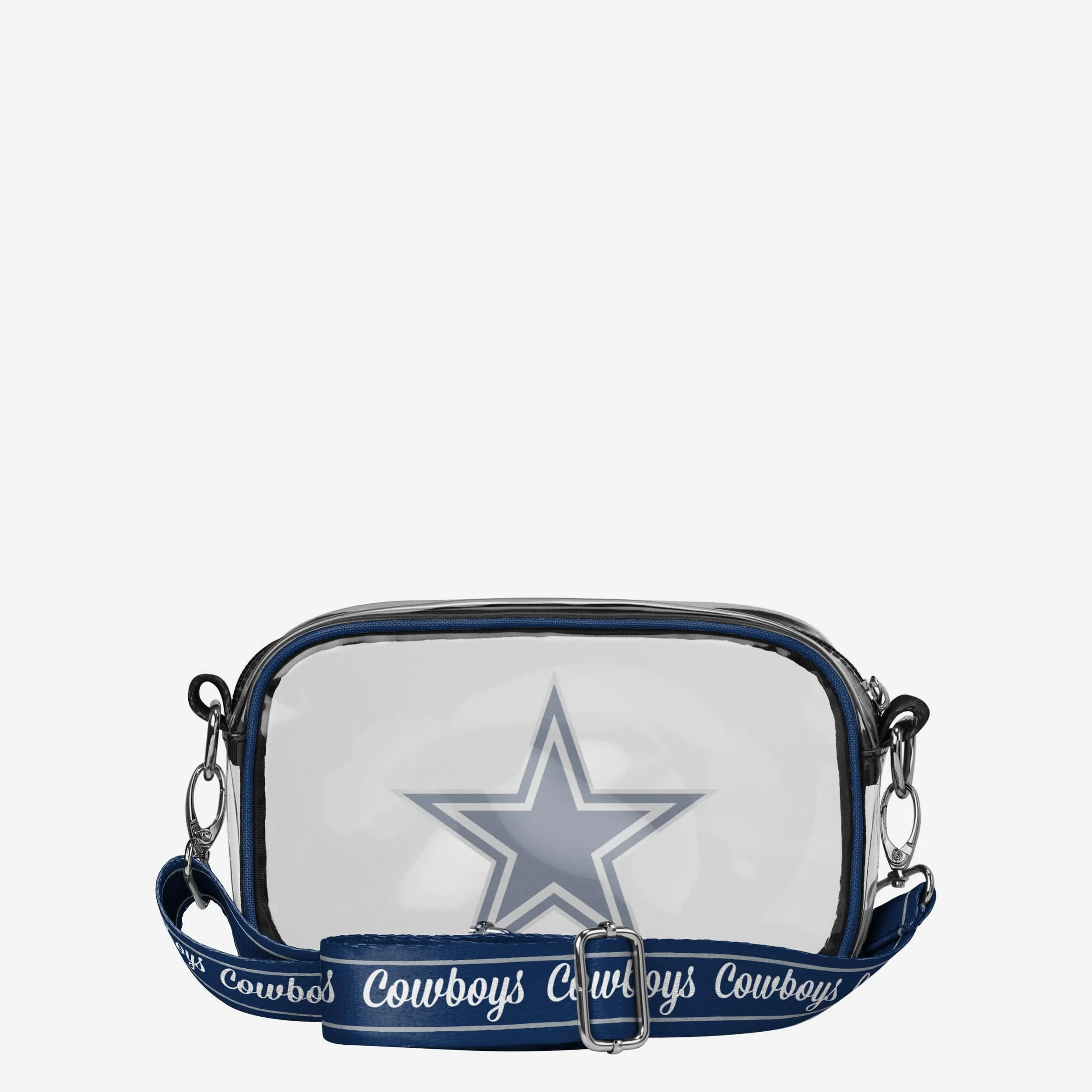 Dallas Cowboys Team Stripe Clear Crossbody Bag - Image 5