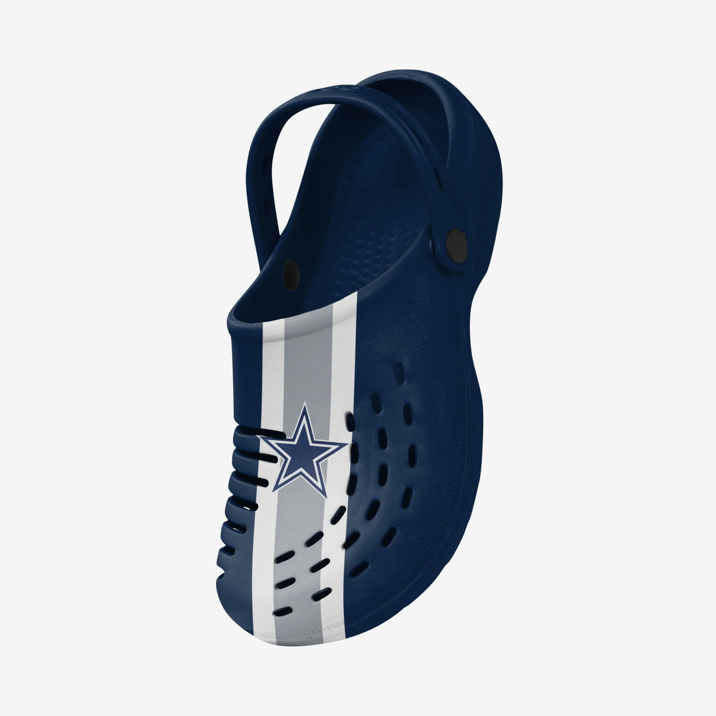 Dallas Cowboys Team Stripe Clog With Strap - Image 2