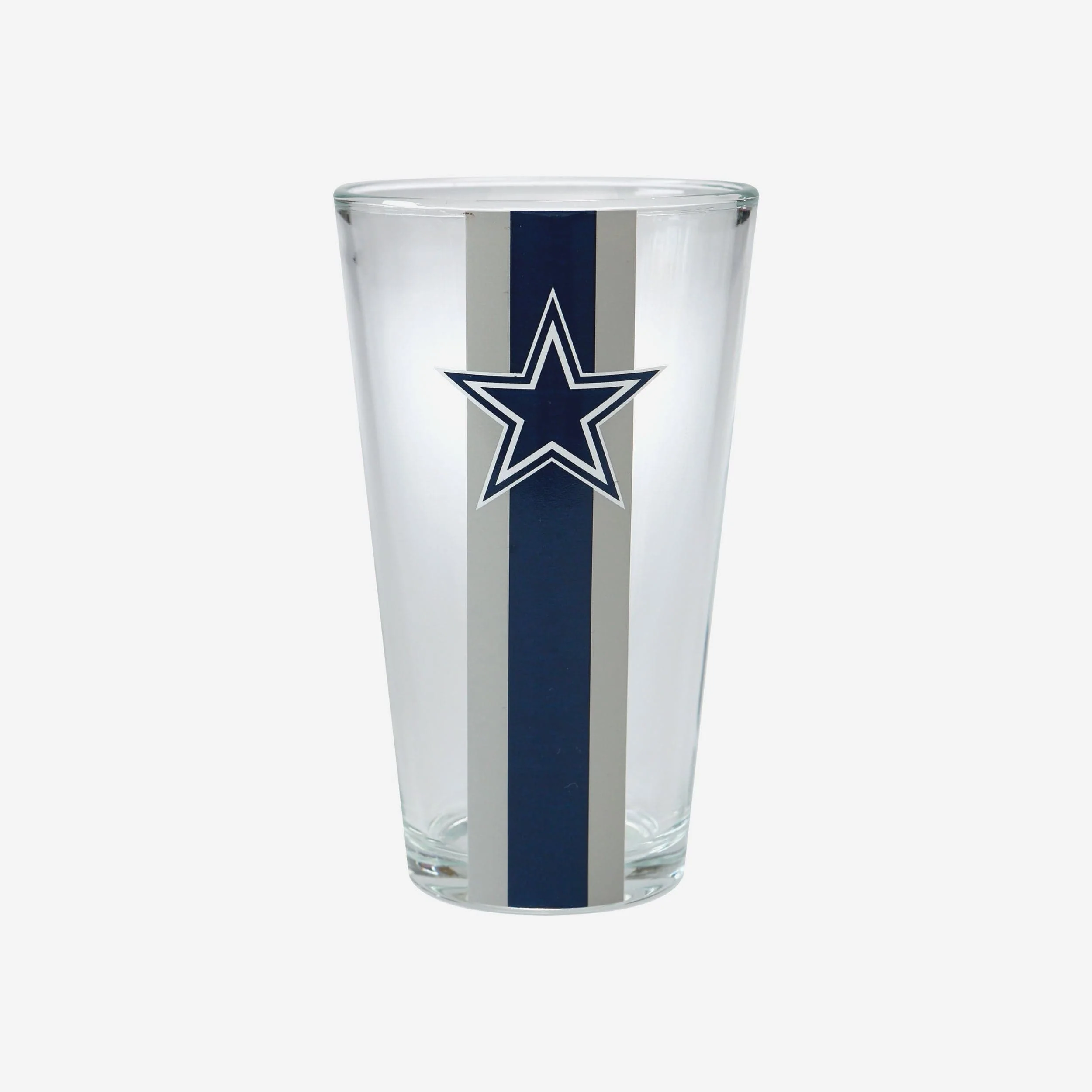 Dallas Cowboys Team Stripe Pint Glass