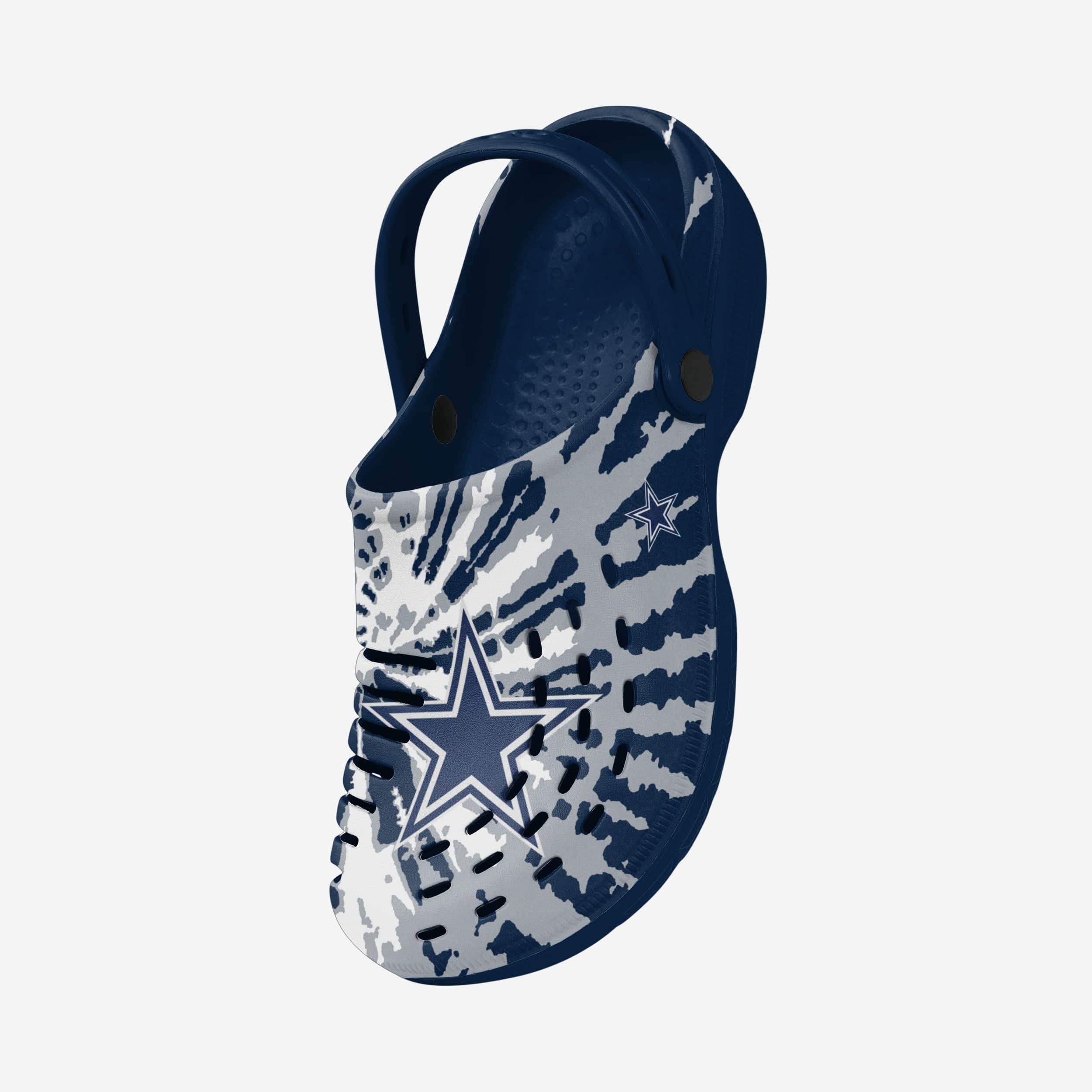 Dallas Cowboys Tie-Dye Clog With Strap - Image 2