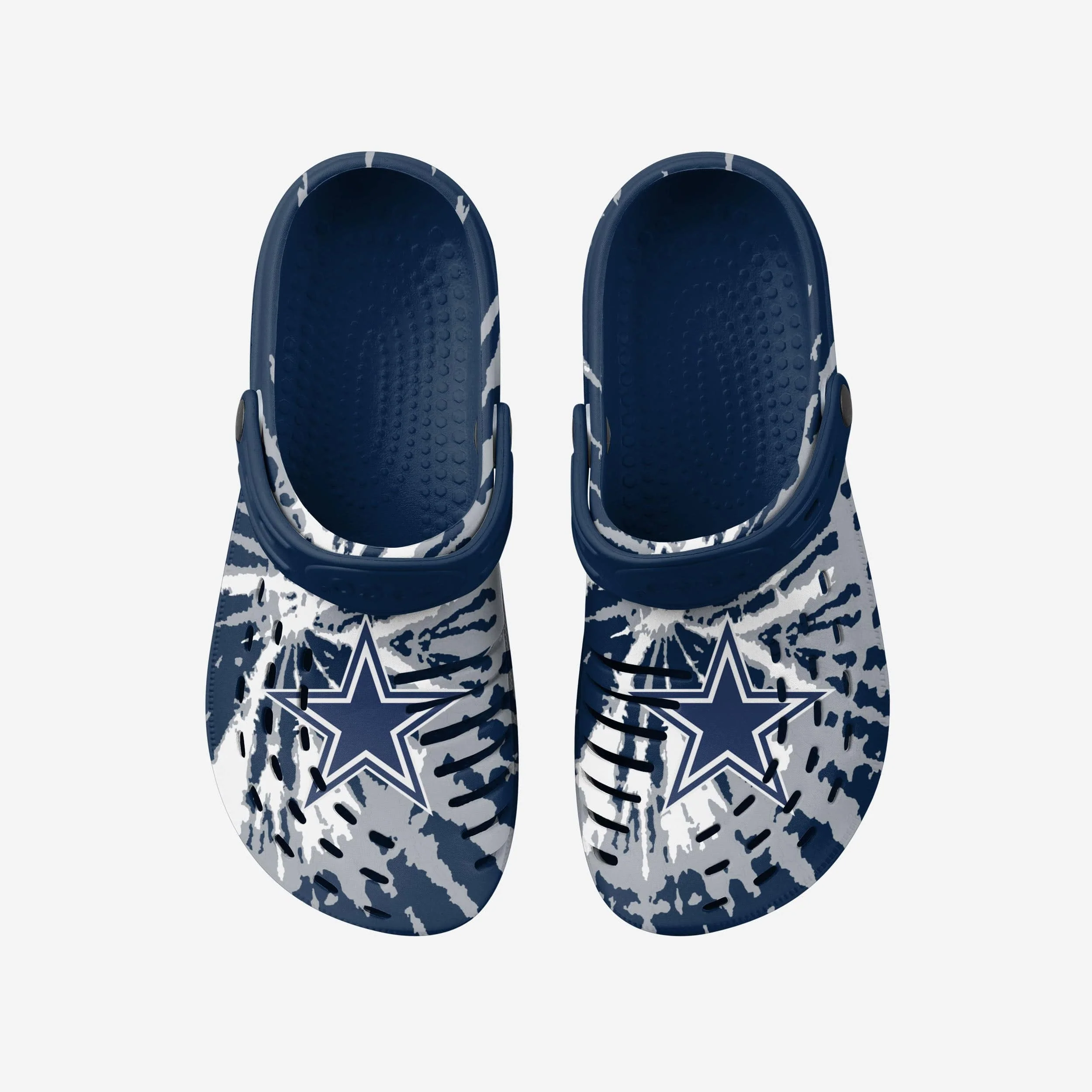 Dallas Cowboys Tie-Dye Clog With Strap - Image 4