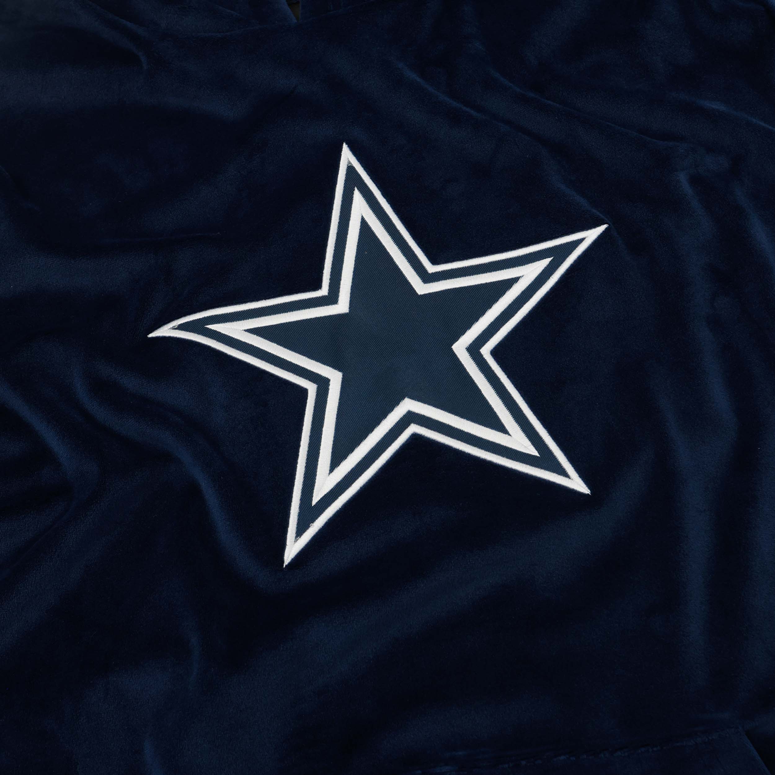Dallas Cowboys Velour Hooded Sweatshirt - Image 4