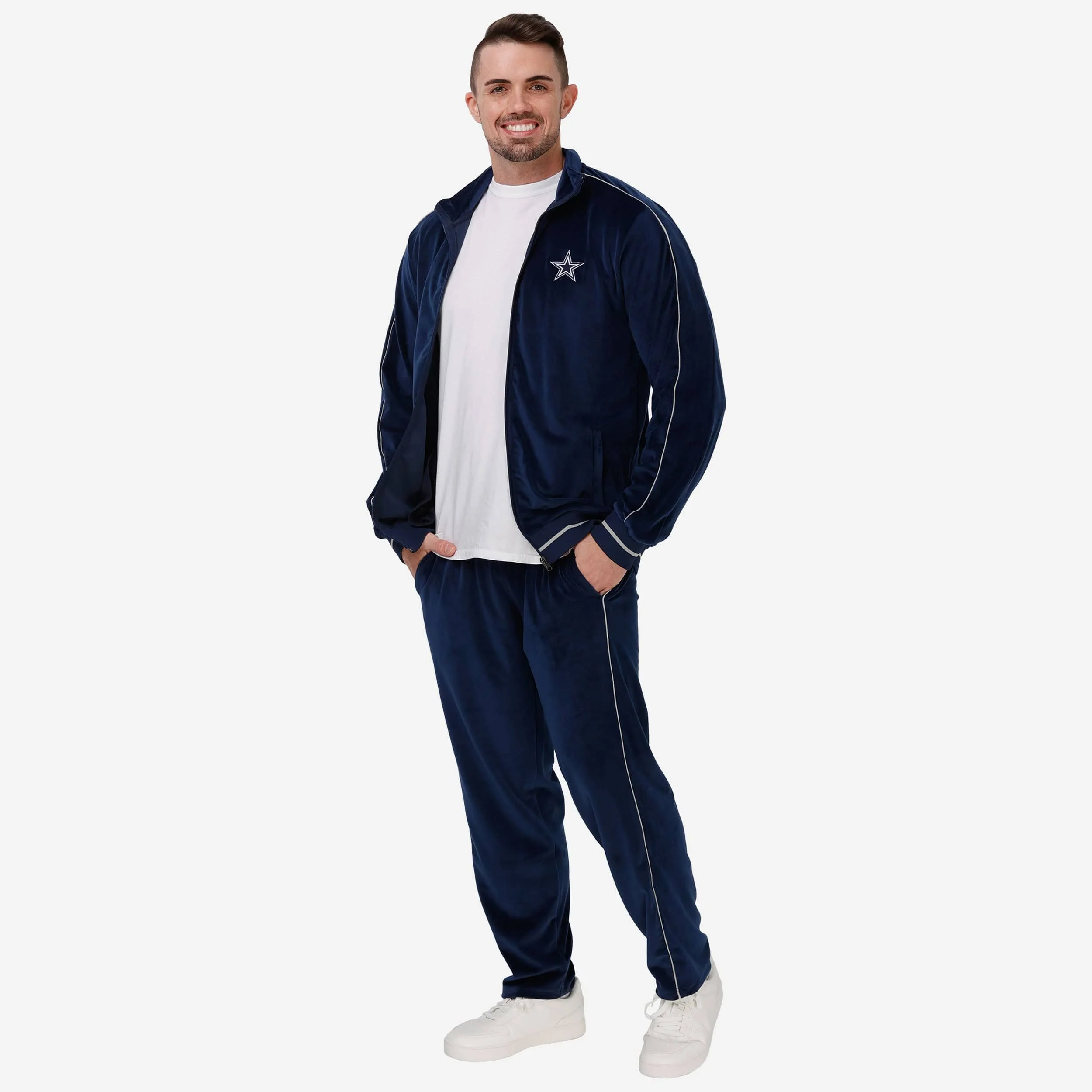 Dallas Cowboys Velour Zip Up Top - Image 5