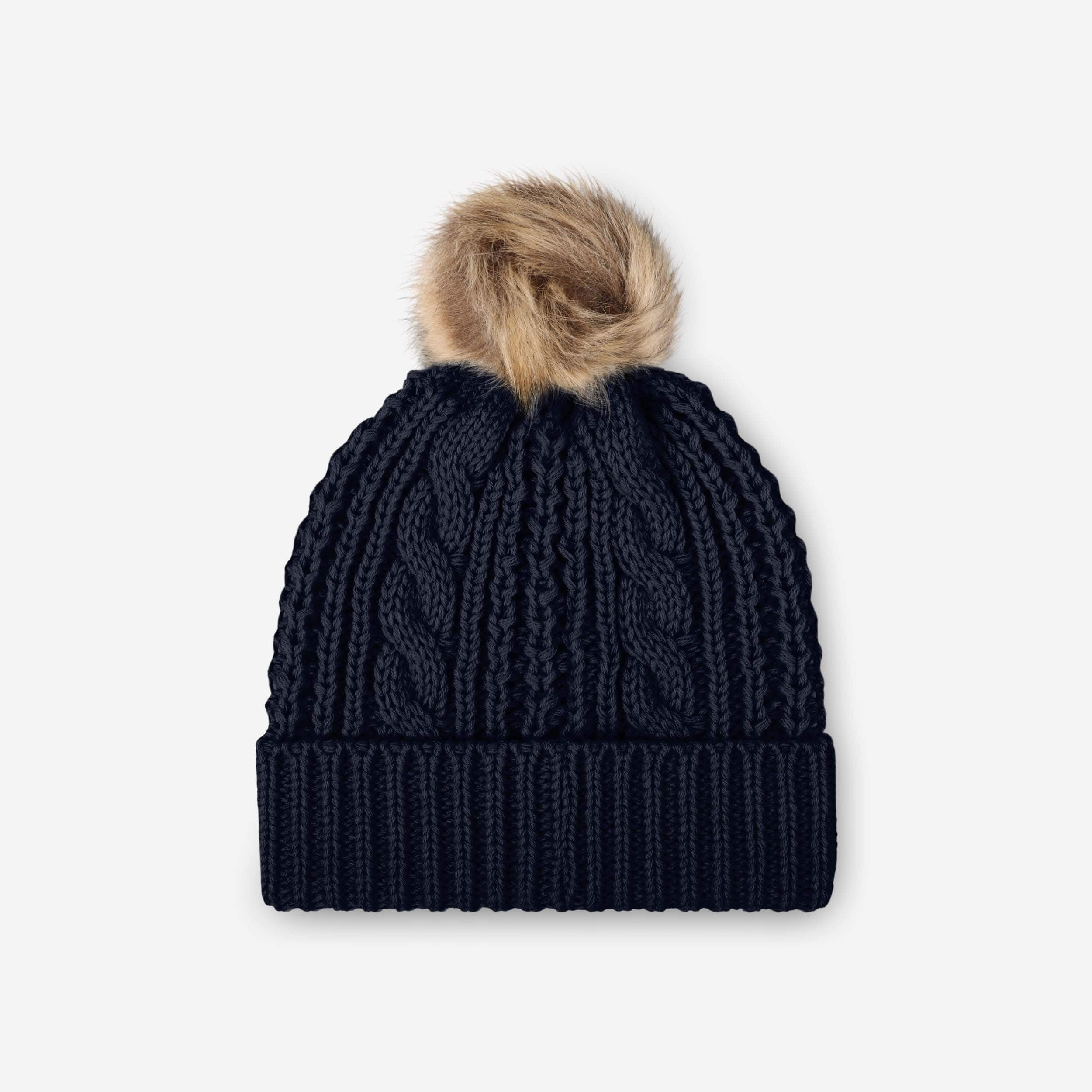 Dallas Cowboys Womens Faux Fur Pom Beanie - Image 2