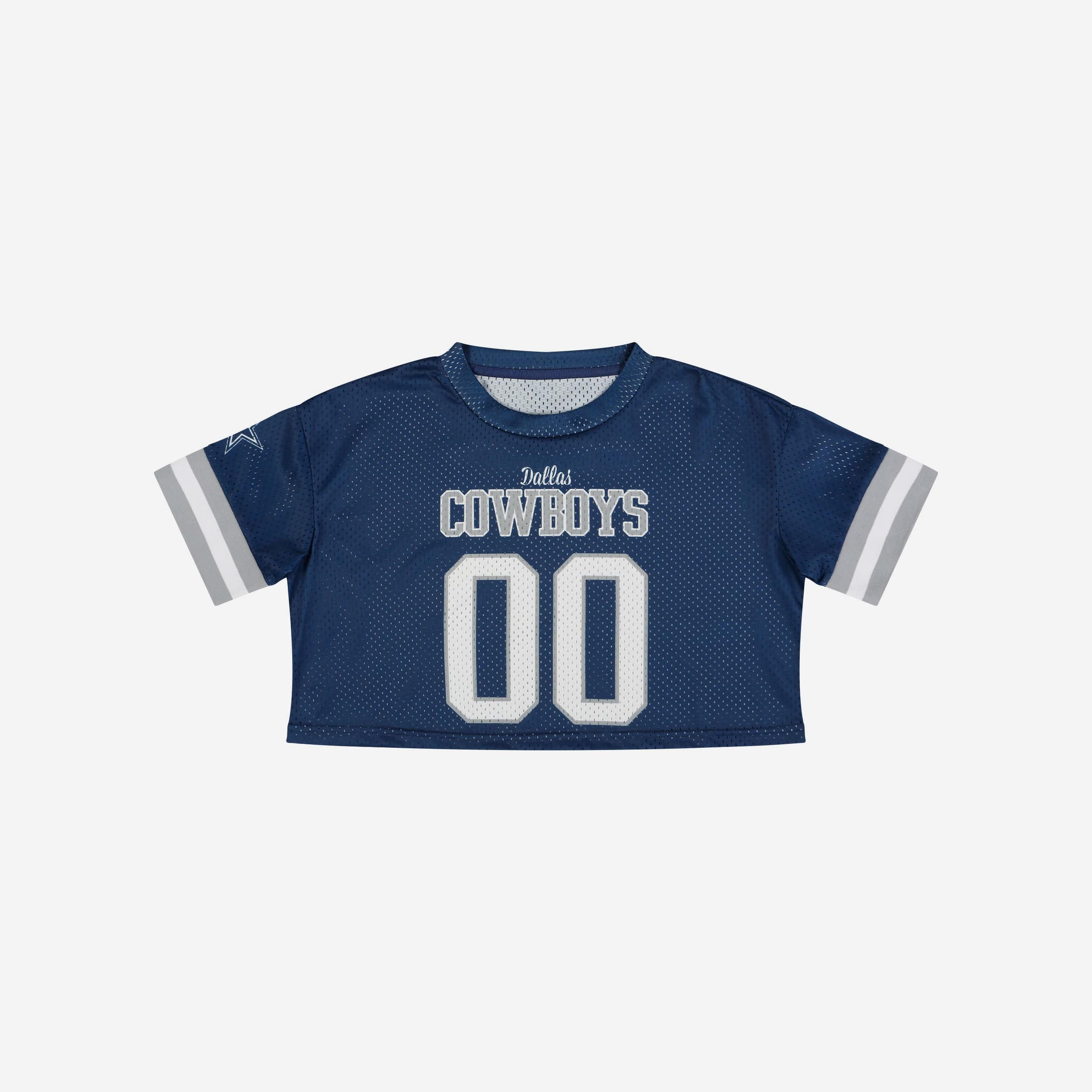 Dallas Cowboys Womens Gameday Mesh Crop Top - Image 3