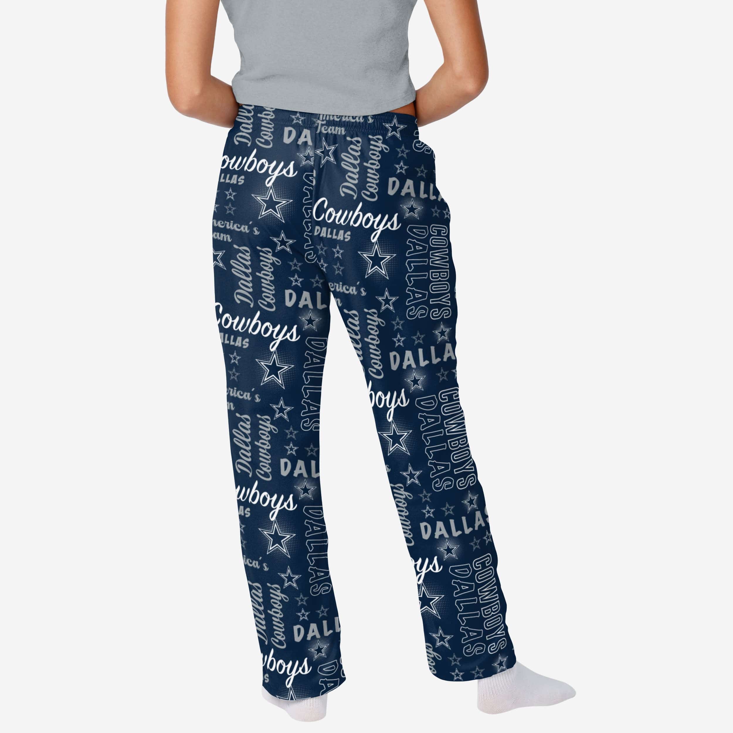 Dallas Cowboys Womens Mini Print Lounge Pants - Image 2