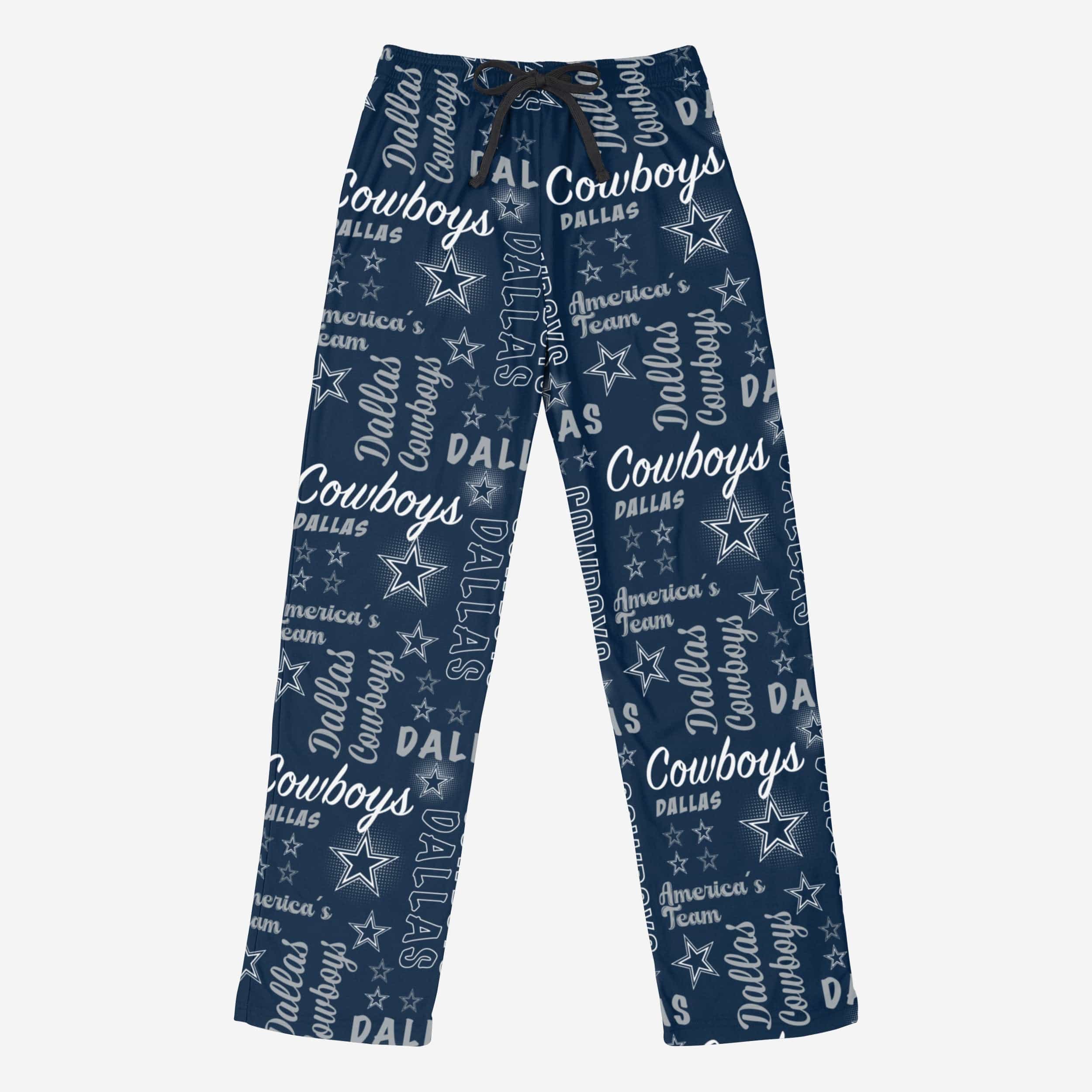 Dallas Cowboys Womens Mini Print Lounge Pants - Image 4