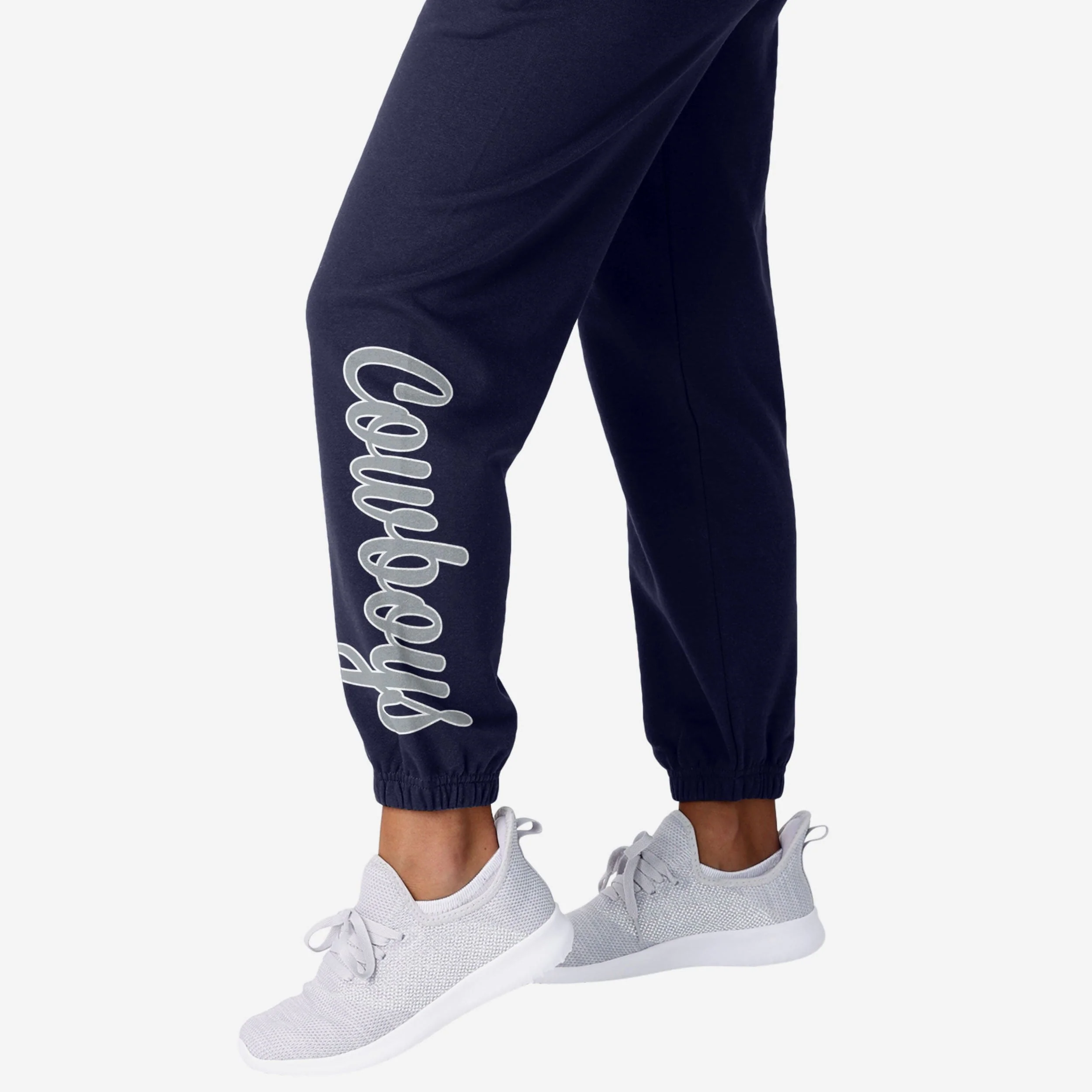 Dallas Cowboys Womens Script Wordmark Team Color Sweatpants - Image 4