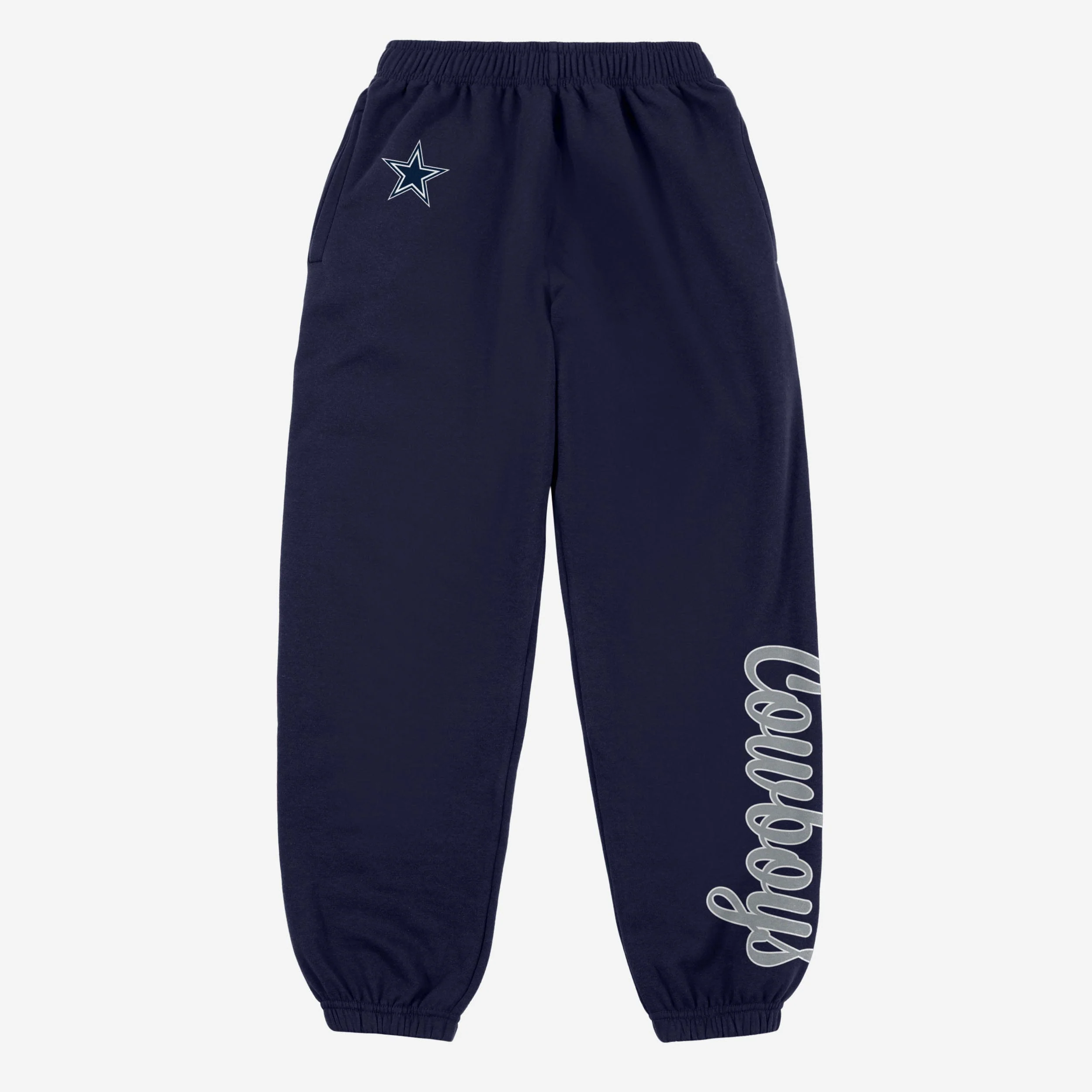 Dallas Cowboys Womens Script Wordmark Team Color Sweatpants - Image 5