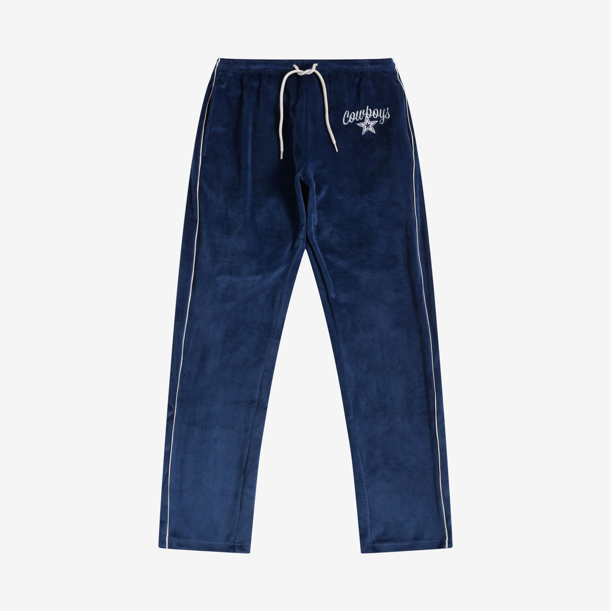 Dallas Cowboys Womens Velour Pants - Image 4