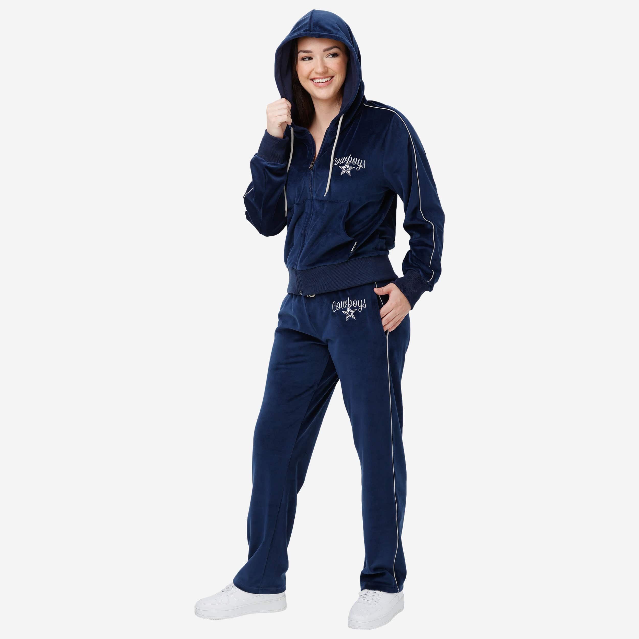 Dallas Cowboys Womens Velour Pants - Image 5