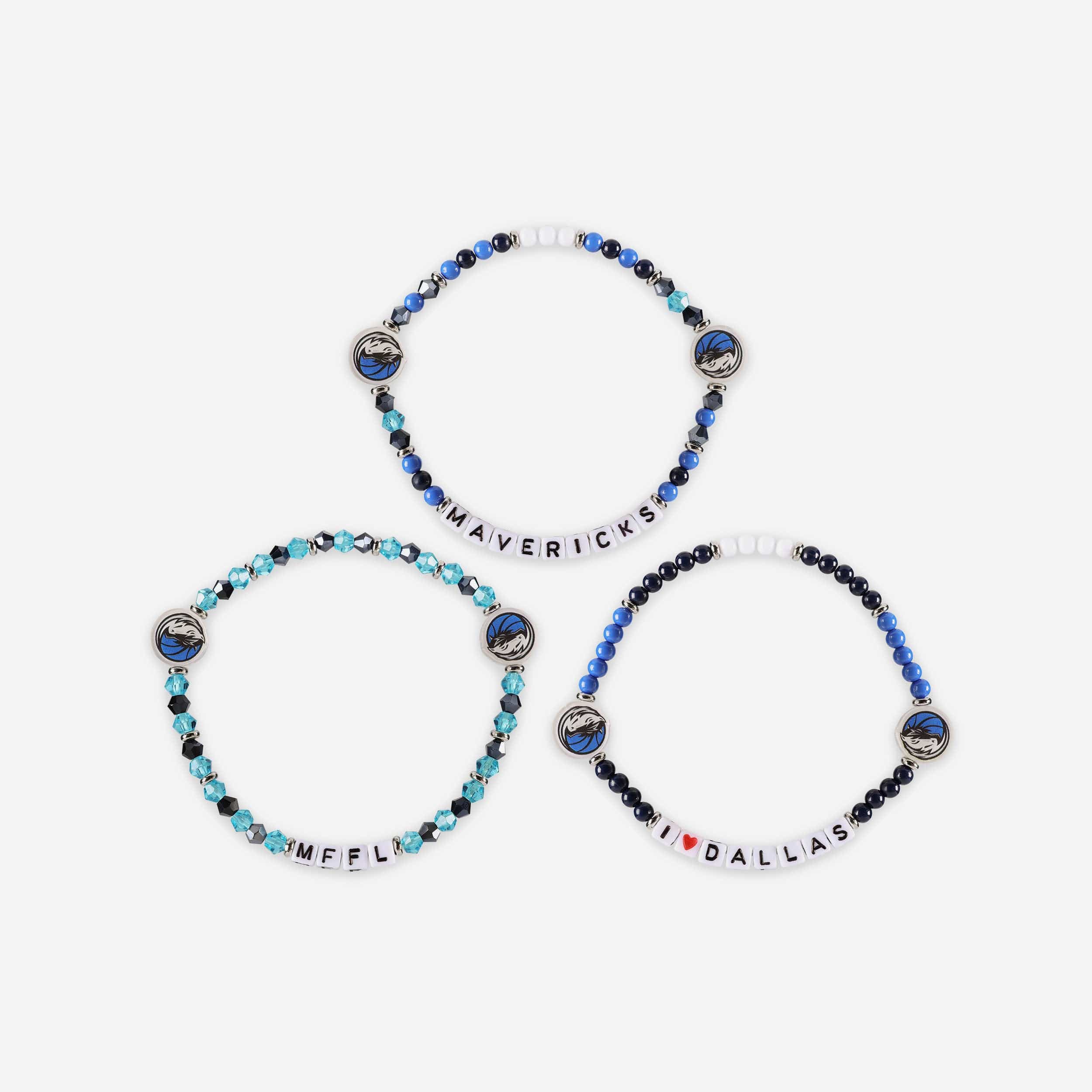 Dallas Mavericks 3 Pack Friendship Bracelet - Image 3