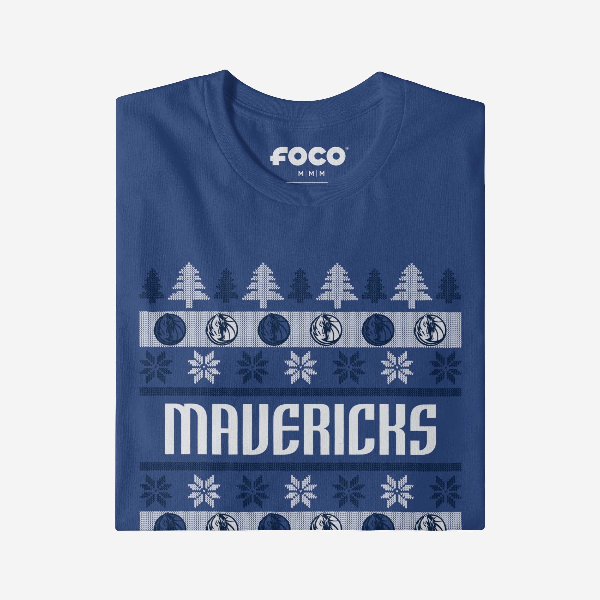 Dallas Mavericks Holiday Sweater T-Shirt - Image 4