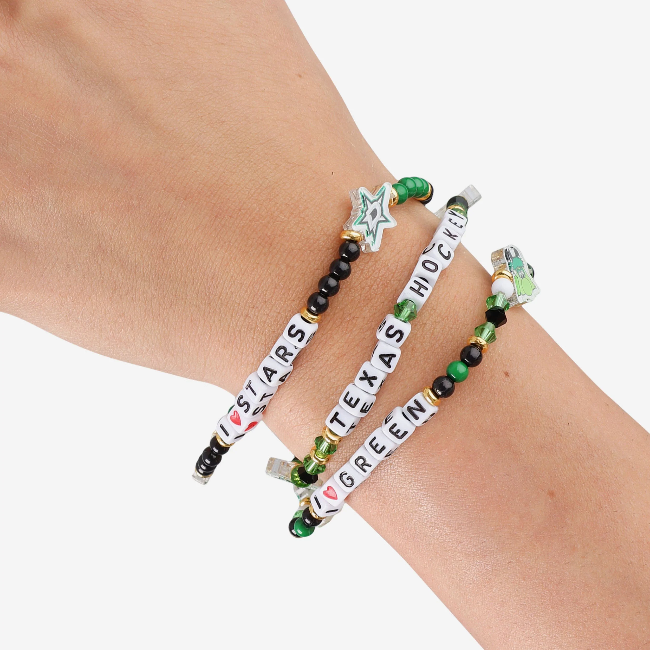 Dallas Stars 3 Pack Friendship Bracelet - Image 4