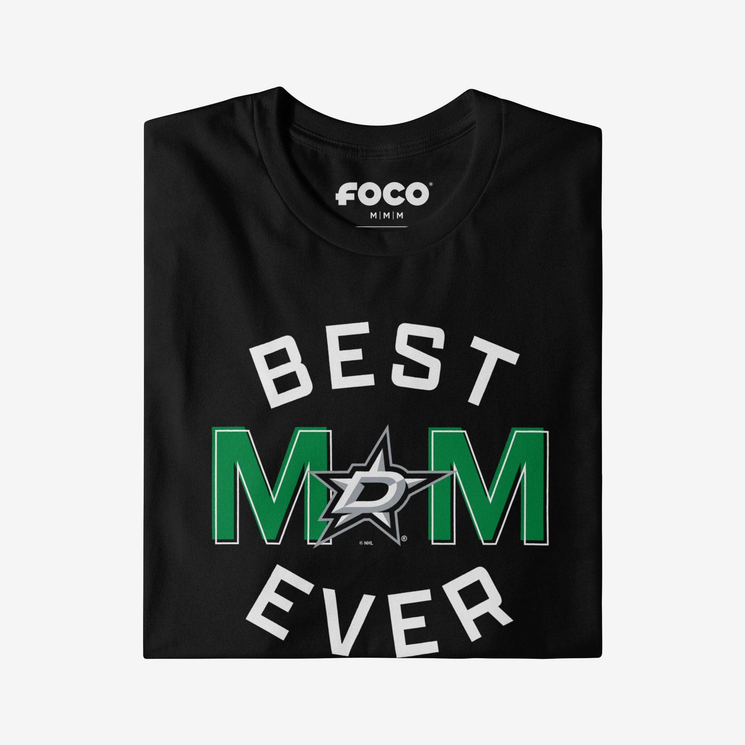 Dallas Stars Best Mom Ever Arched T-Shirt - Image 3