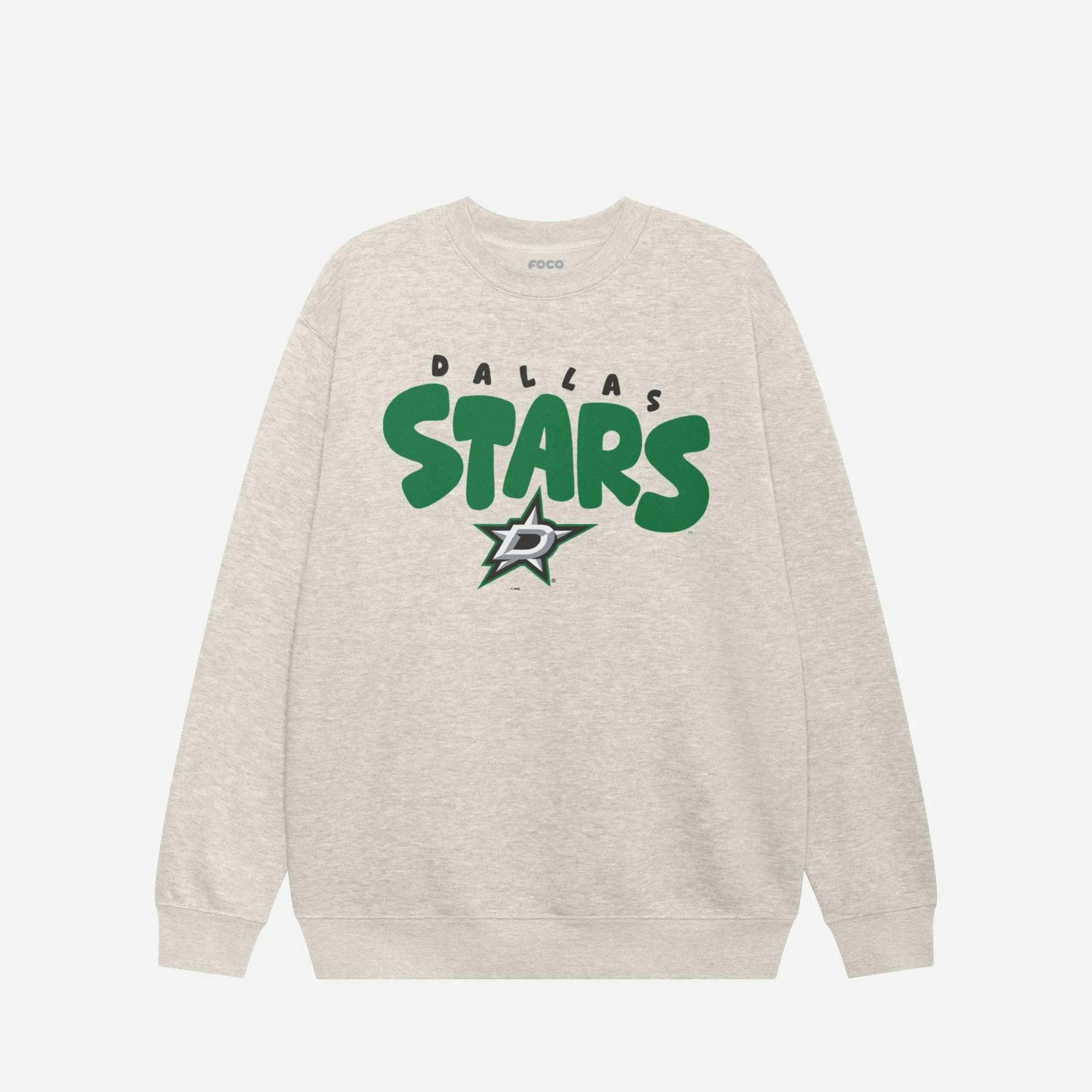 Dallas Stars Bubble Crew Neck Sweatshirt