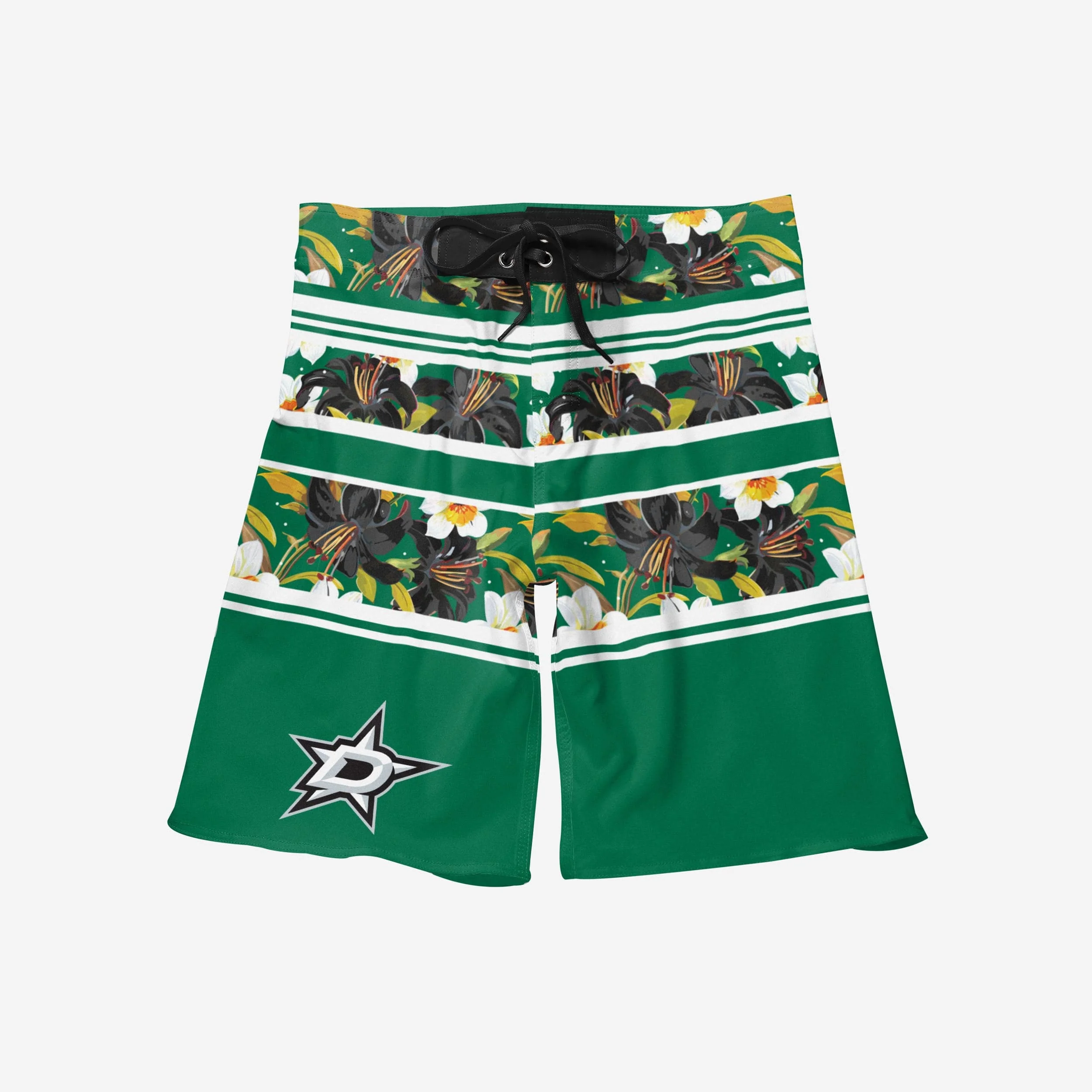 Dallas Stars Floral Stripe Boardshorts - Image 3