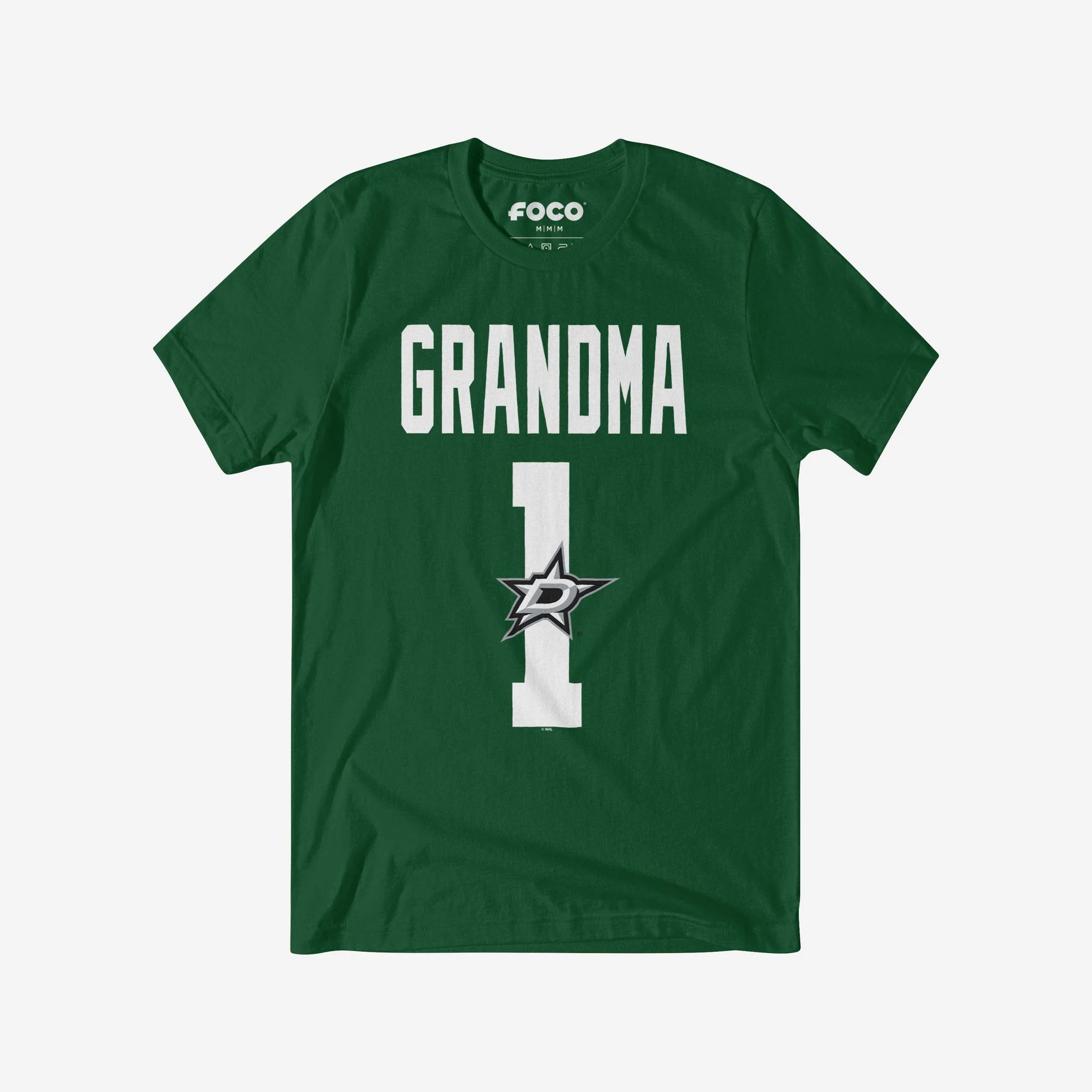 Dallas Stars Number 1 Grandma T-Shirt