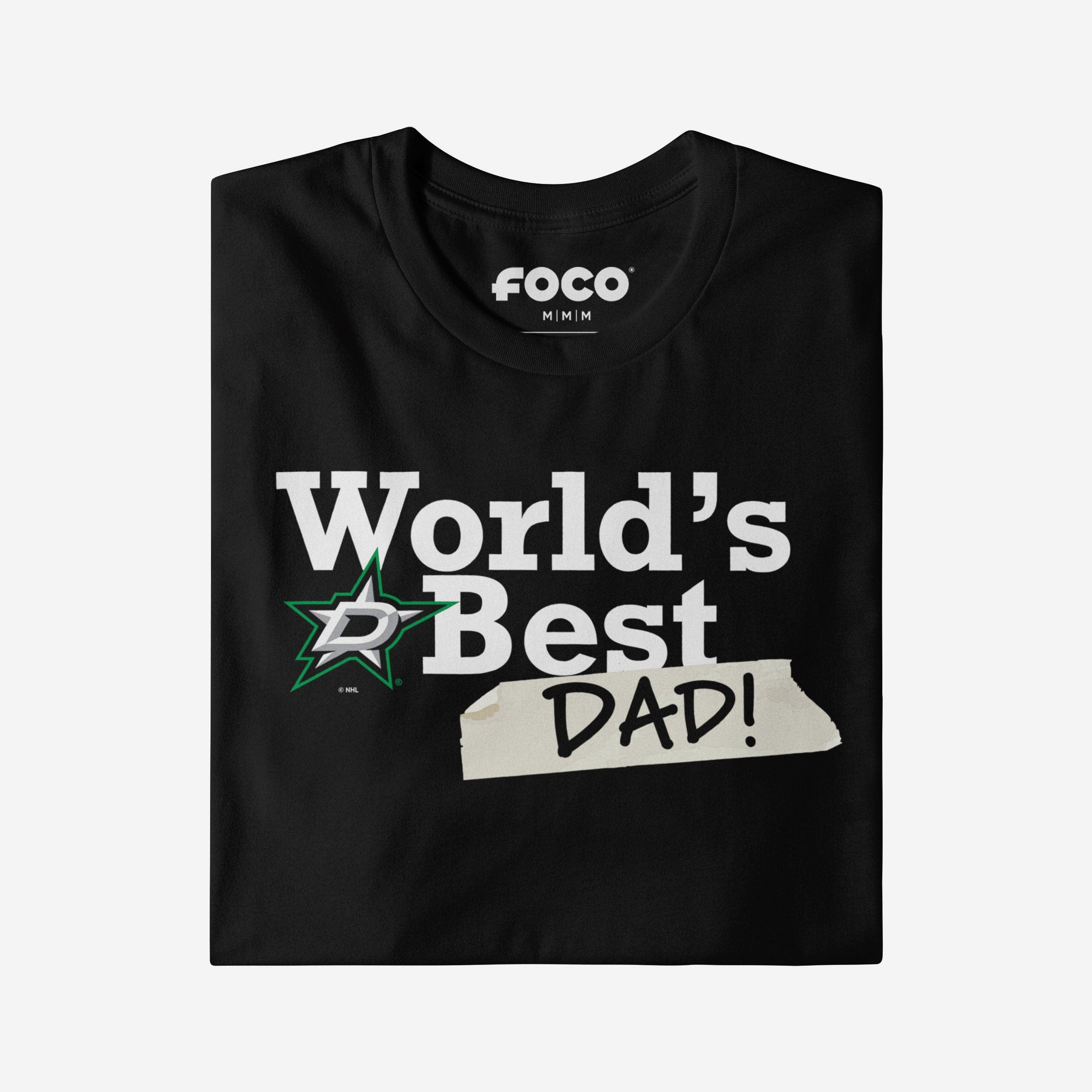 Dallas Stars World's Best Dad T-Shirt - Image 3
