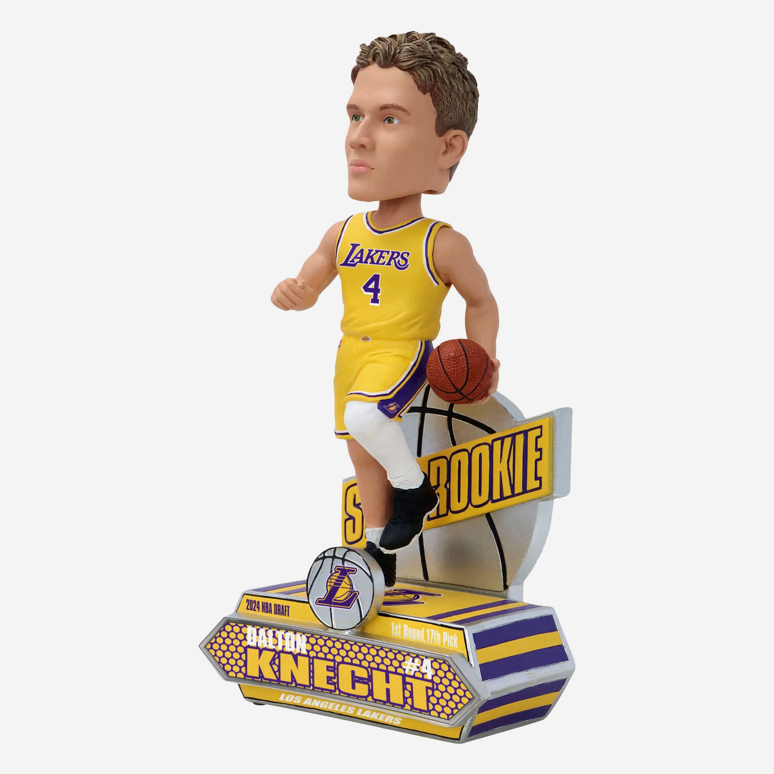 Dalton Knecht Los Angeles Lakers 2024 Rookie Series Bobblehead - Image 4