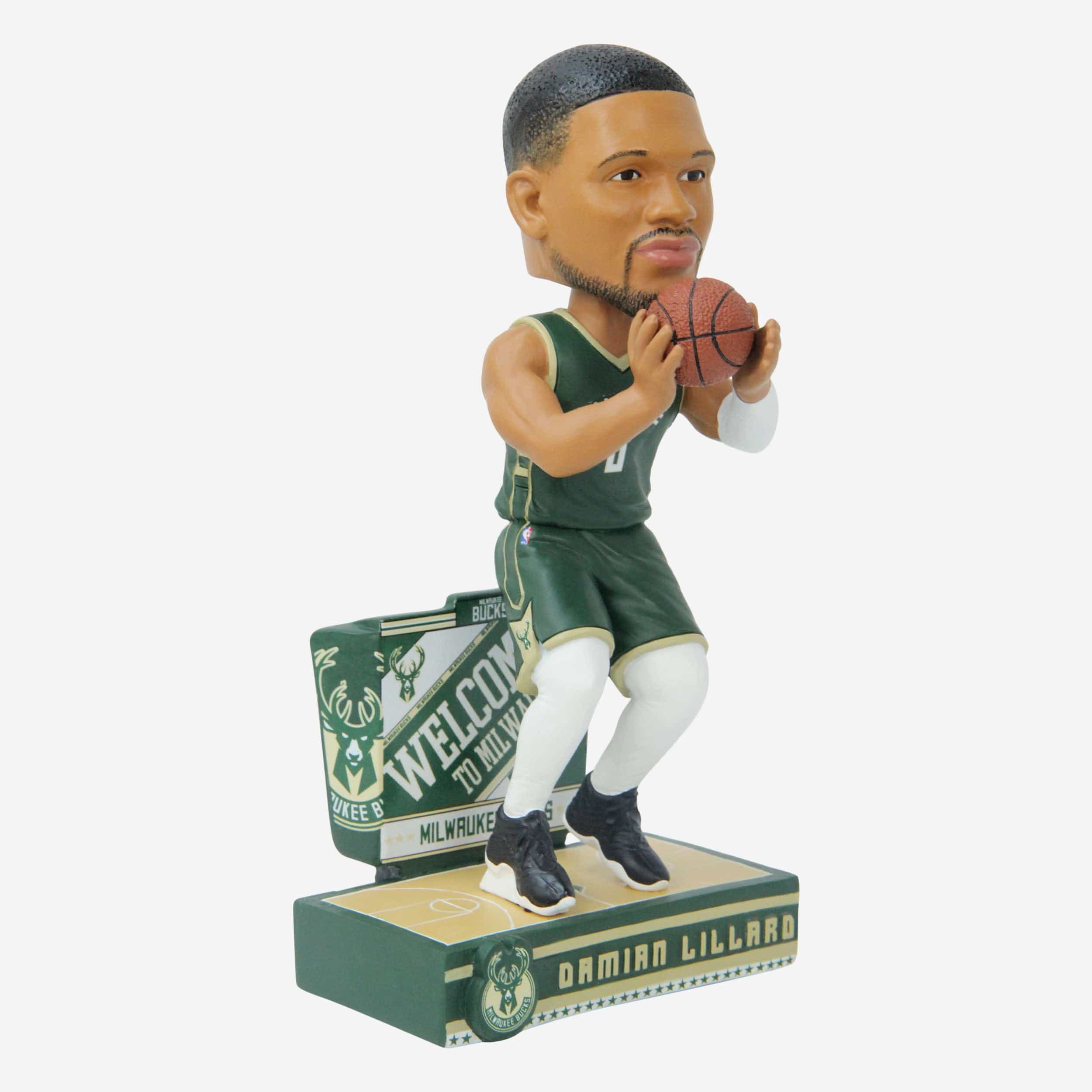 Damian Lillard Milwaukee Bucks Next Stop Bobblehead - Image 4