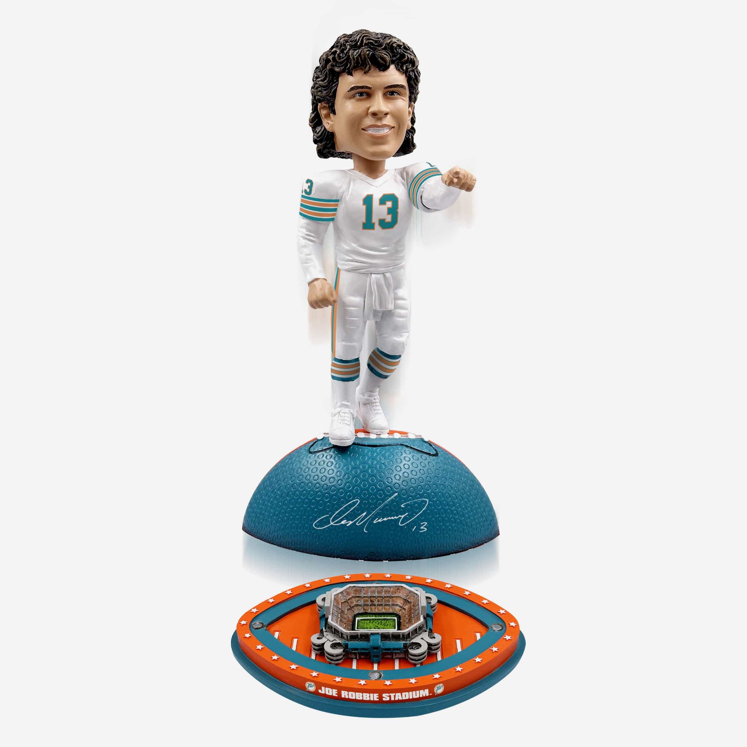 Dan Marino Miami Dolphins Magnetic Stadium Base Bobblehead - Image 2