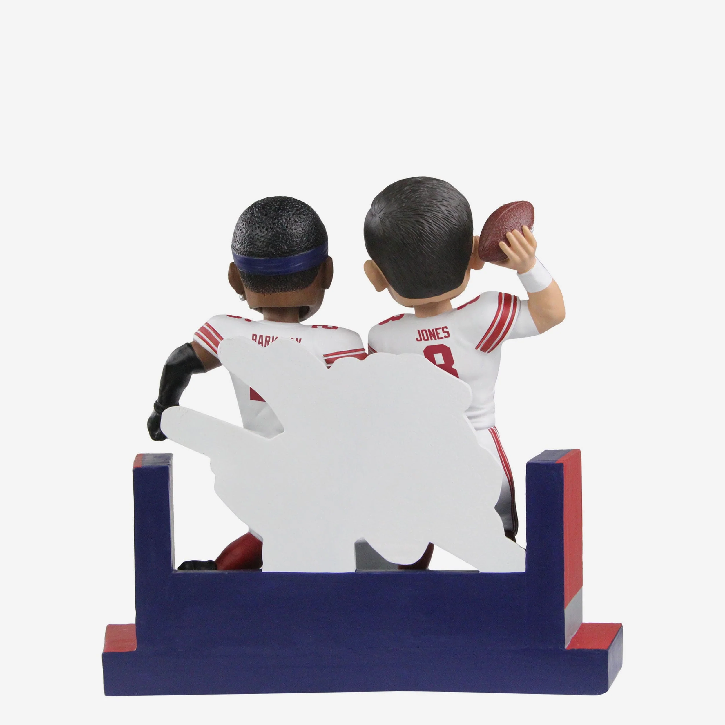 Daniel Jones & Saquon Barkley New York Giants First Playoff Win Dual Bobblehead - Image 7