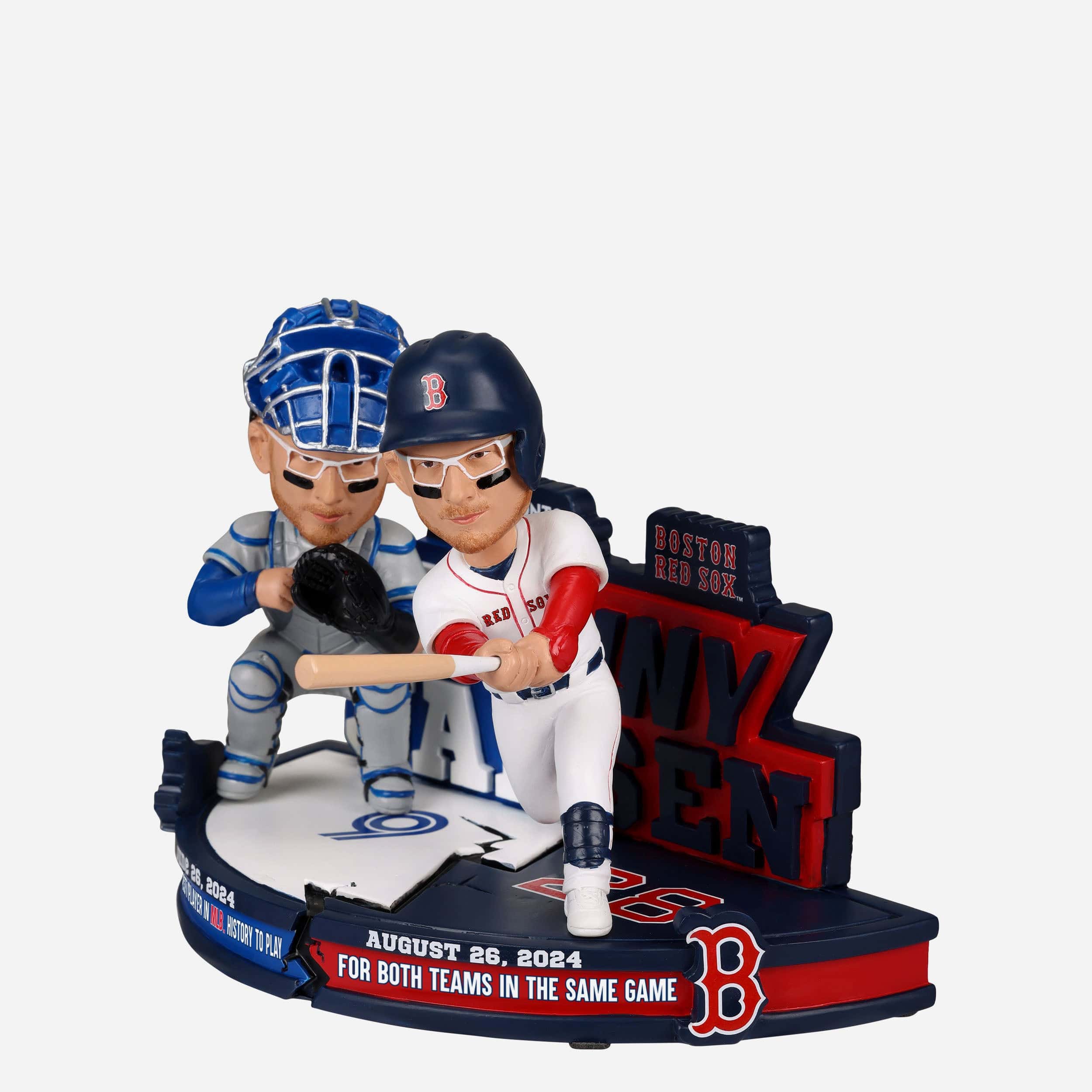 Danny Jansen Toronto Blue Jays & Boston Red Sox Two Teams In One Game Dual Bobblehead - Image 6