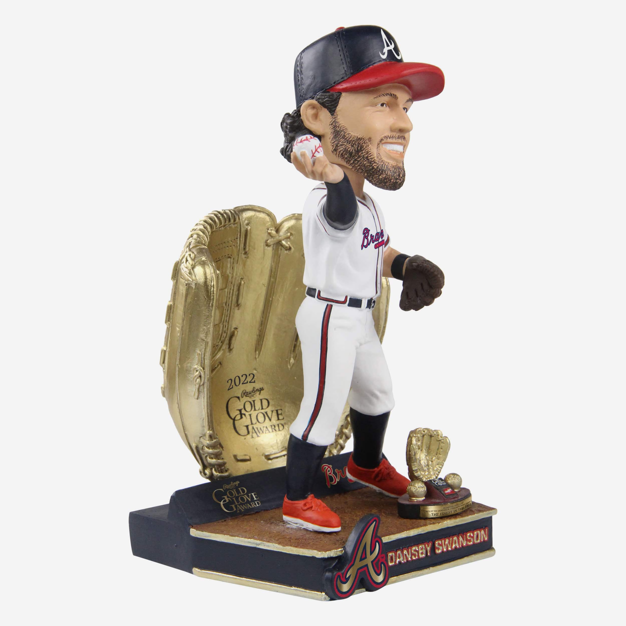 Dansby Swanson Atlanta Braves 2022 Gold Glove Bobblehead - Image 4