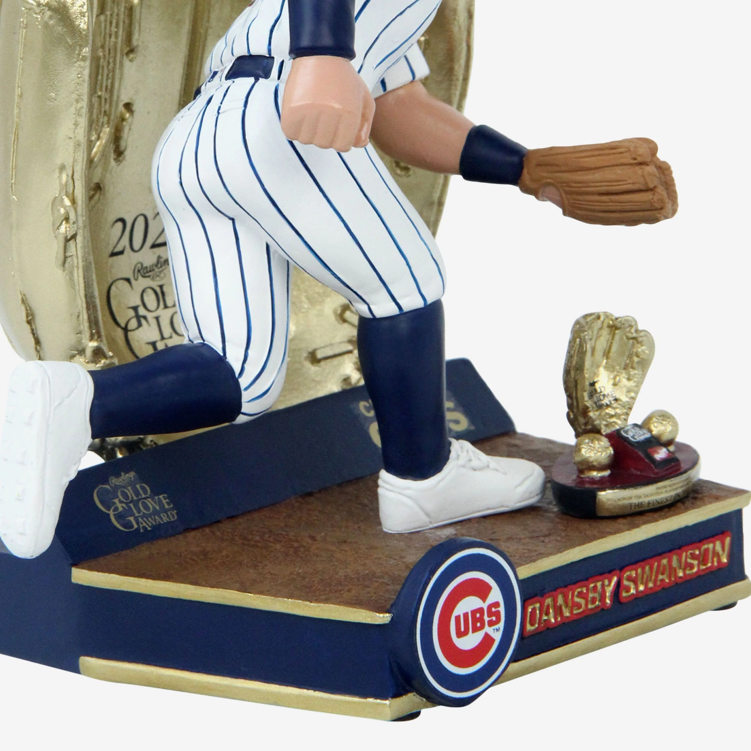 Dansby Swanson Chicago Cubs 2023 Gold Glove Bobblehead - Image 3