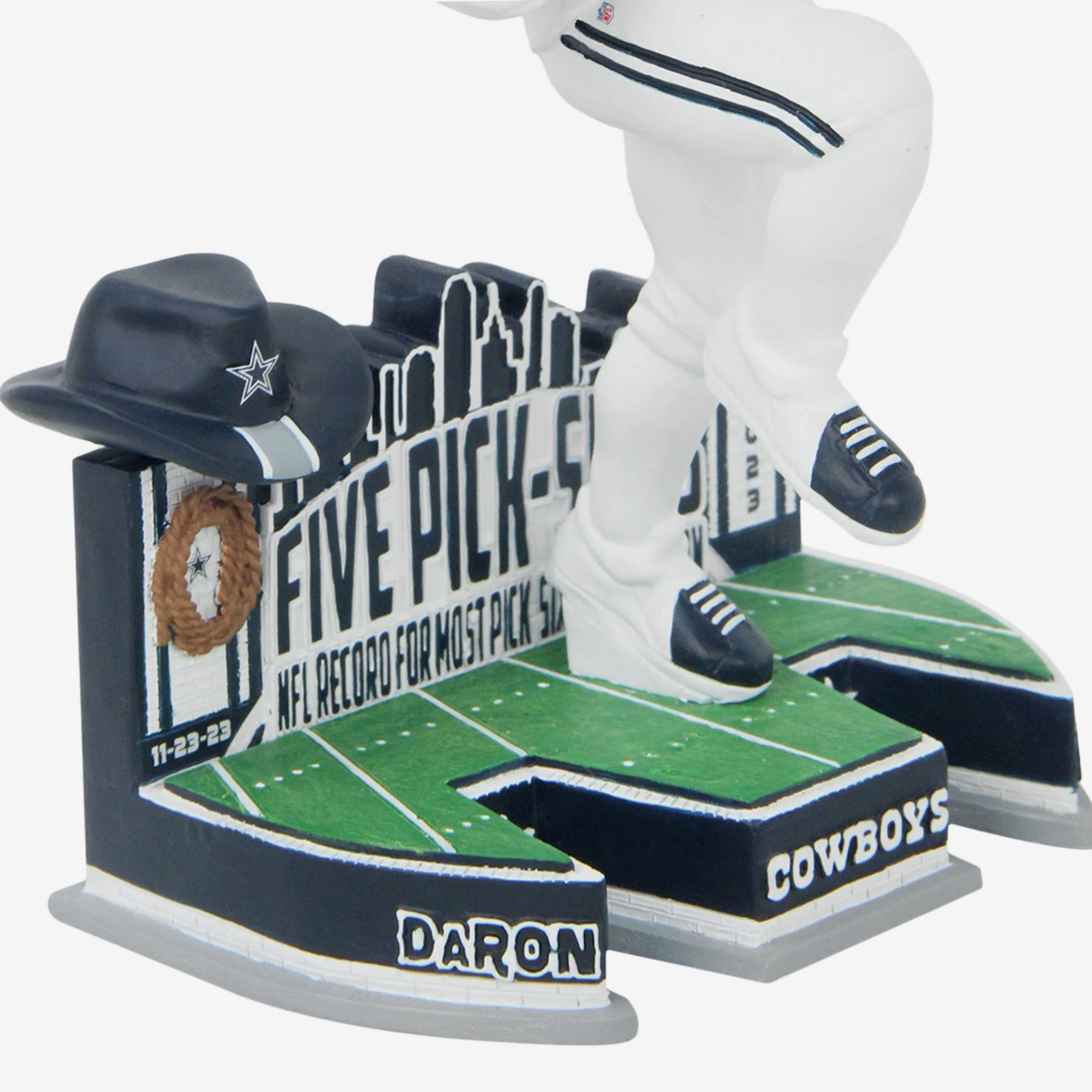 DaRon Bland Dallas Cowboys Pick 6 Record Bobblehead - Image 3